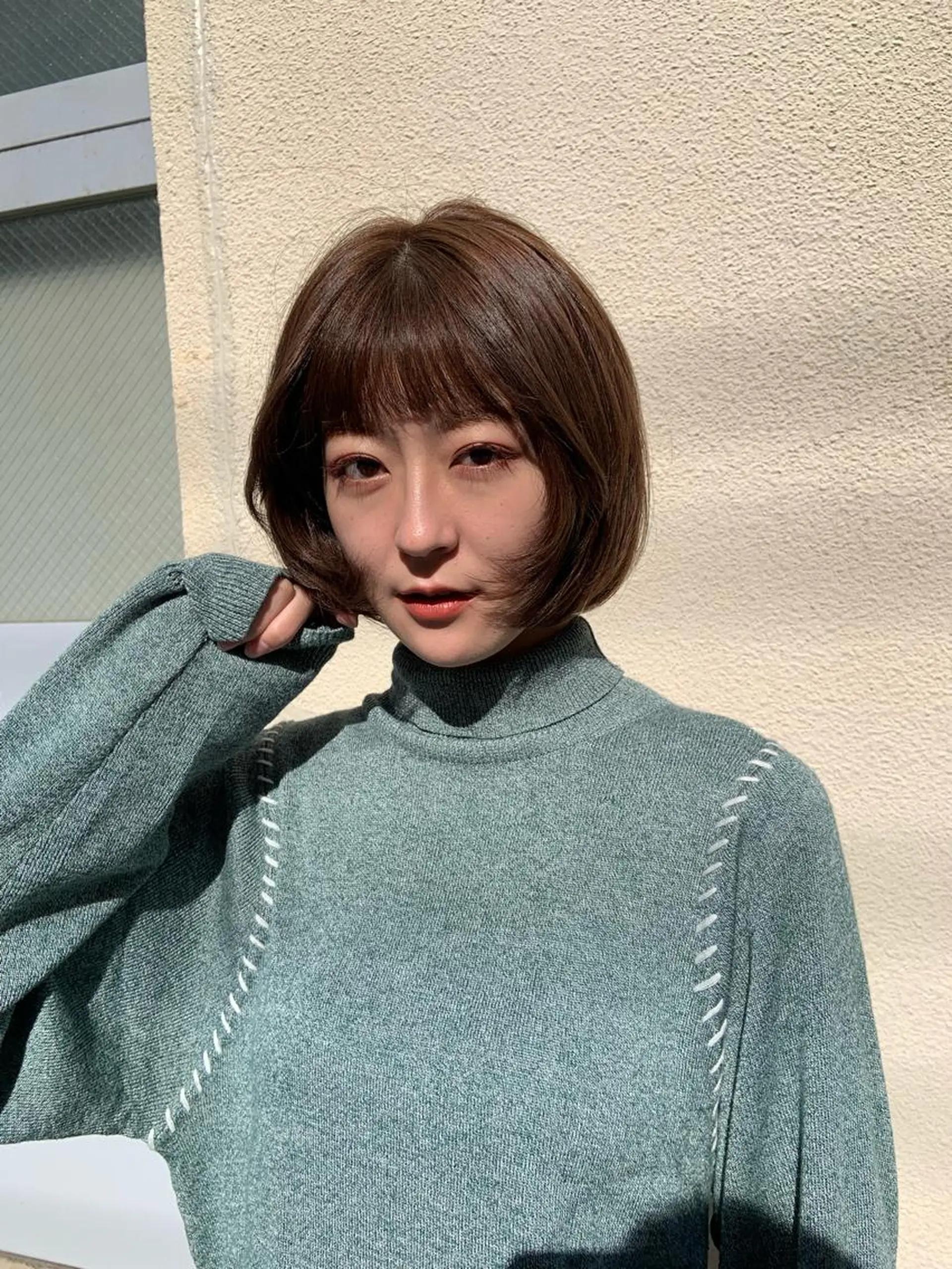 ショート カラー 🤍透明感/韓国風 🤍サクラギヒトミのヘアスタイル