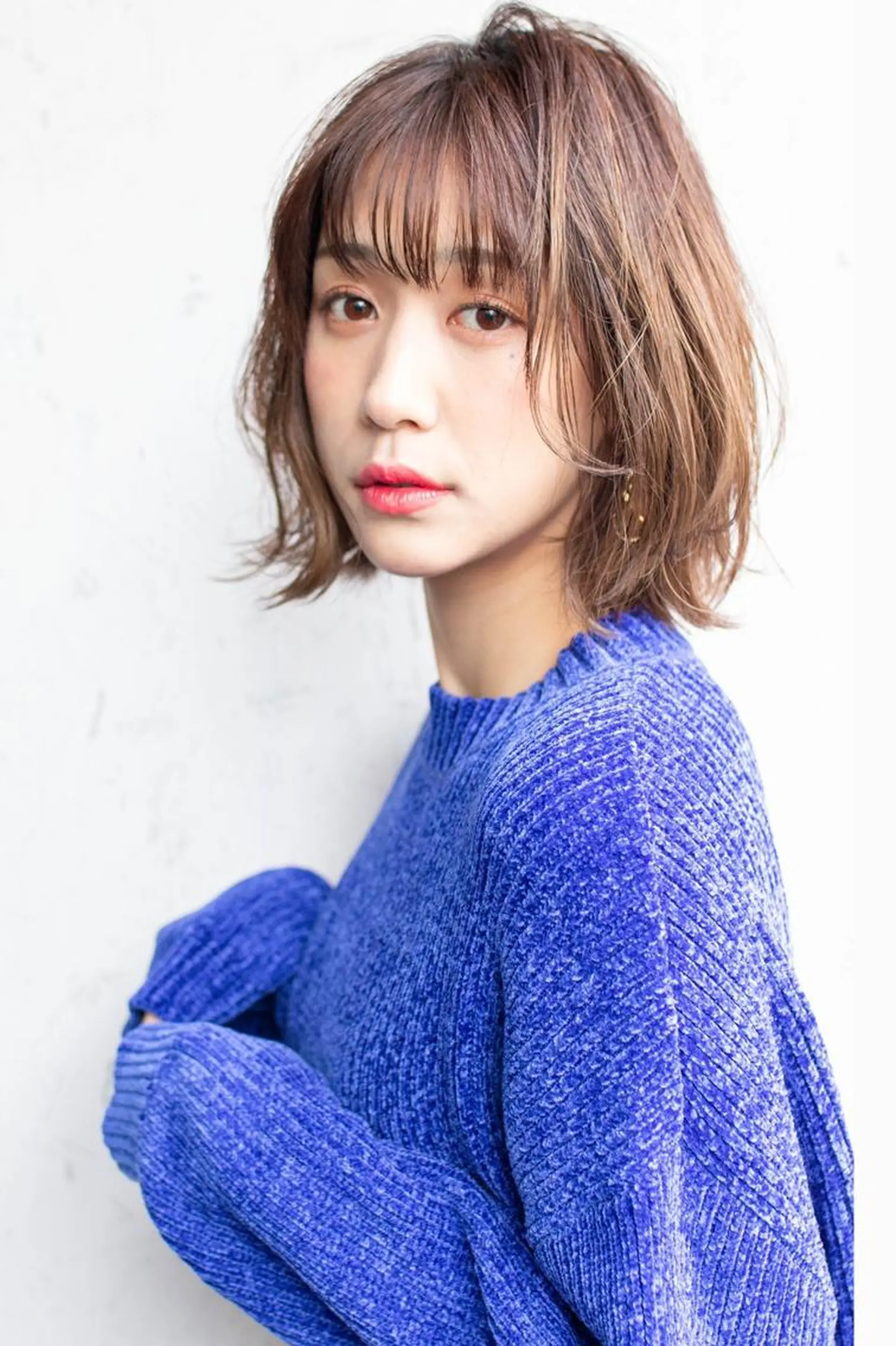 ミディアム カラー パーマ 🎊LUZ🎊_公 式_🩵髪質改善🩵のヘアスタイル