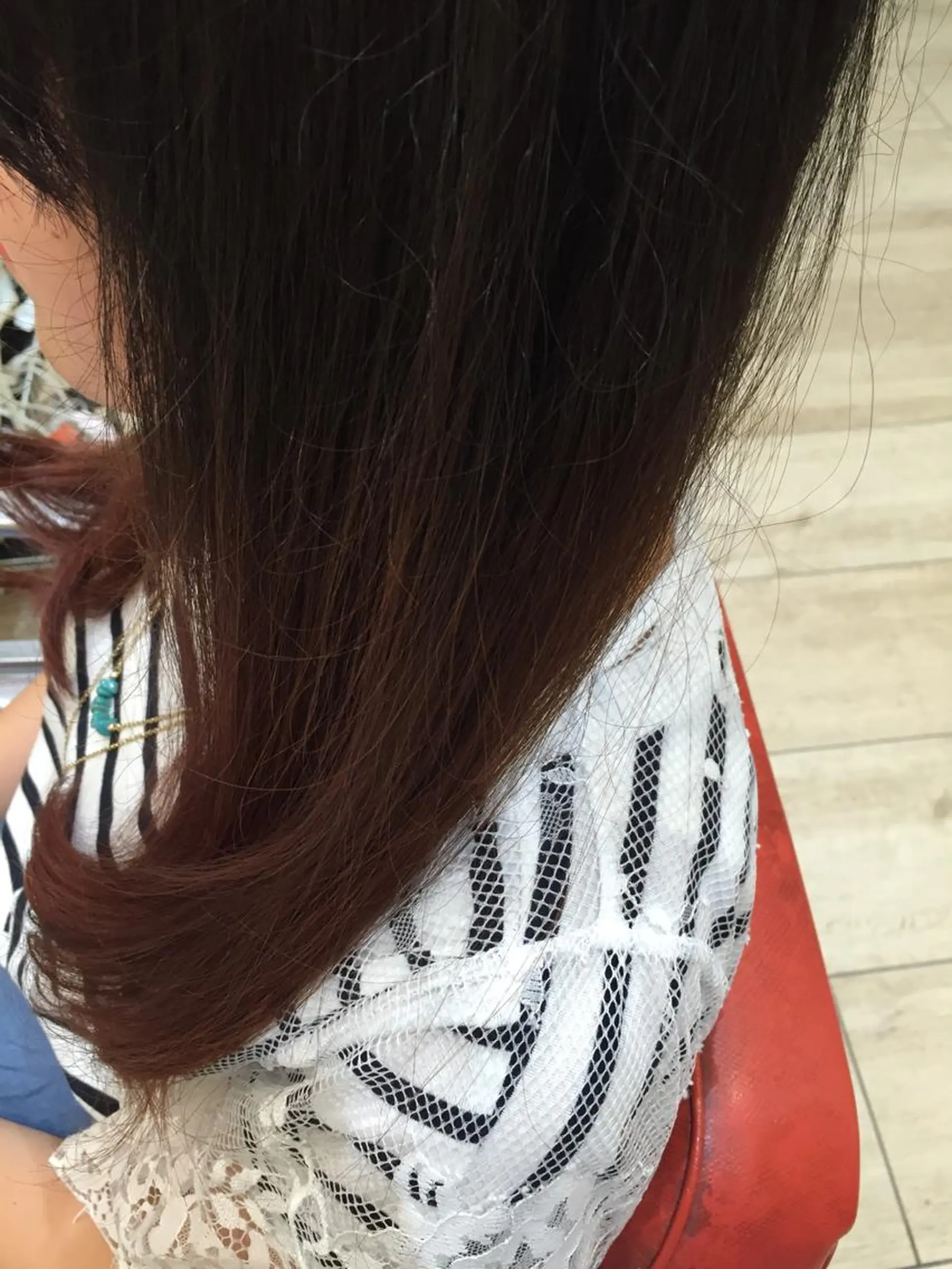 ロング カラー グラデーションカラー 吉岡 三四朗のヘアスタイル