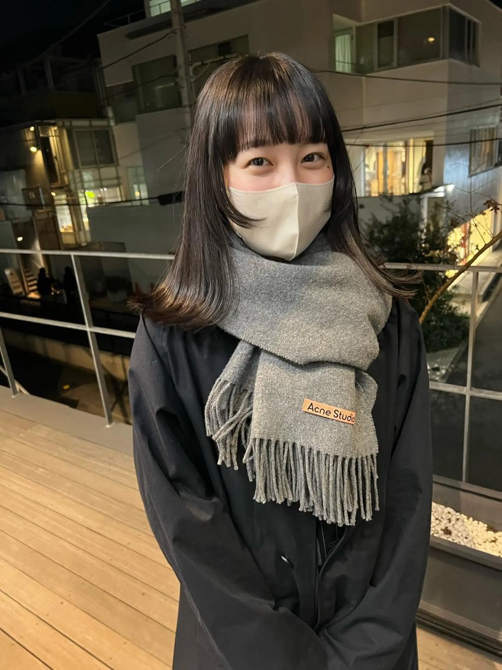 ミディアム 顔周りカット カット sakoda shunkiのヘアスタイル