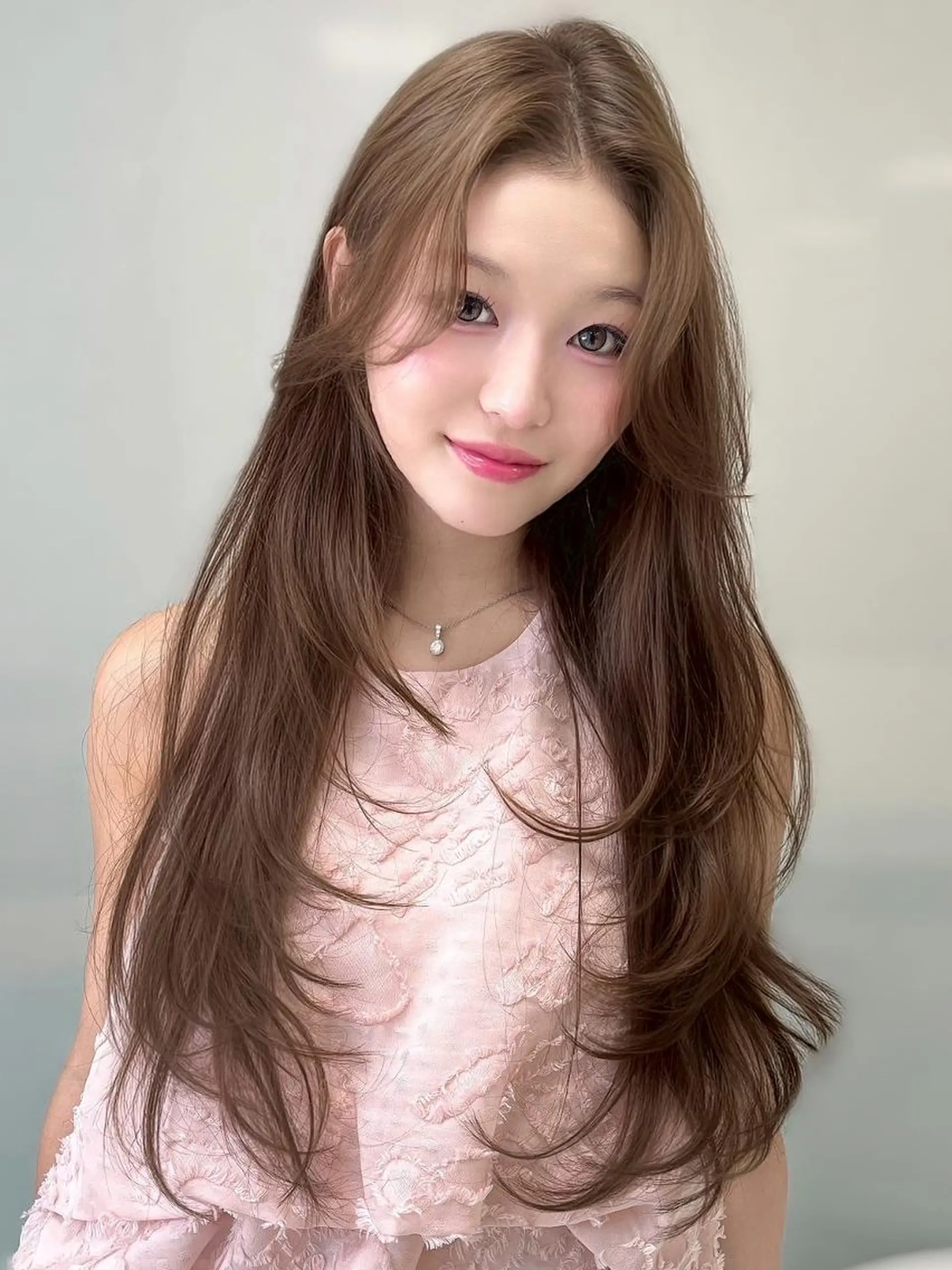 セミロング ヘアカラー トリートメント ヘッドスパ ヘアセット うる艶赤み消し 【池袋LAND】のヘアスタイル