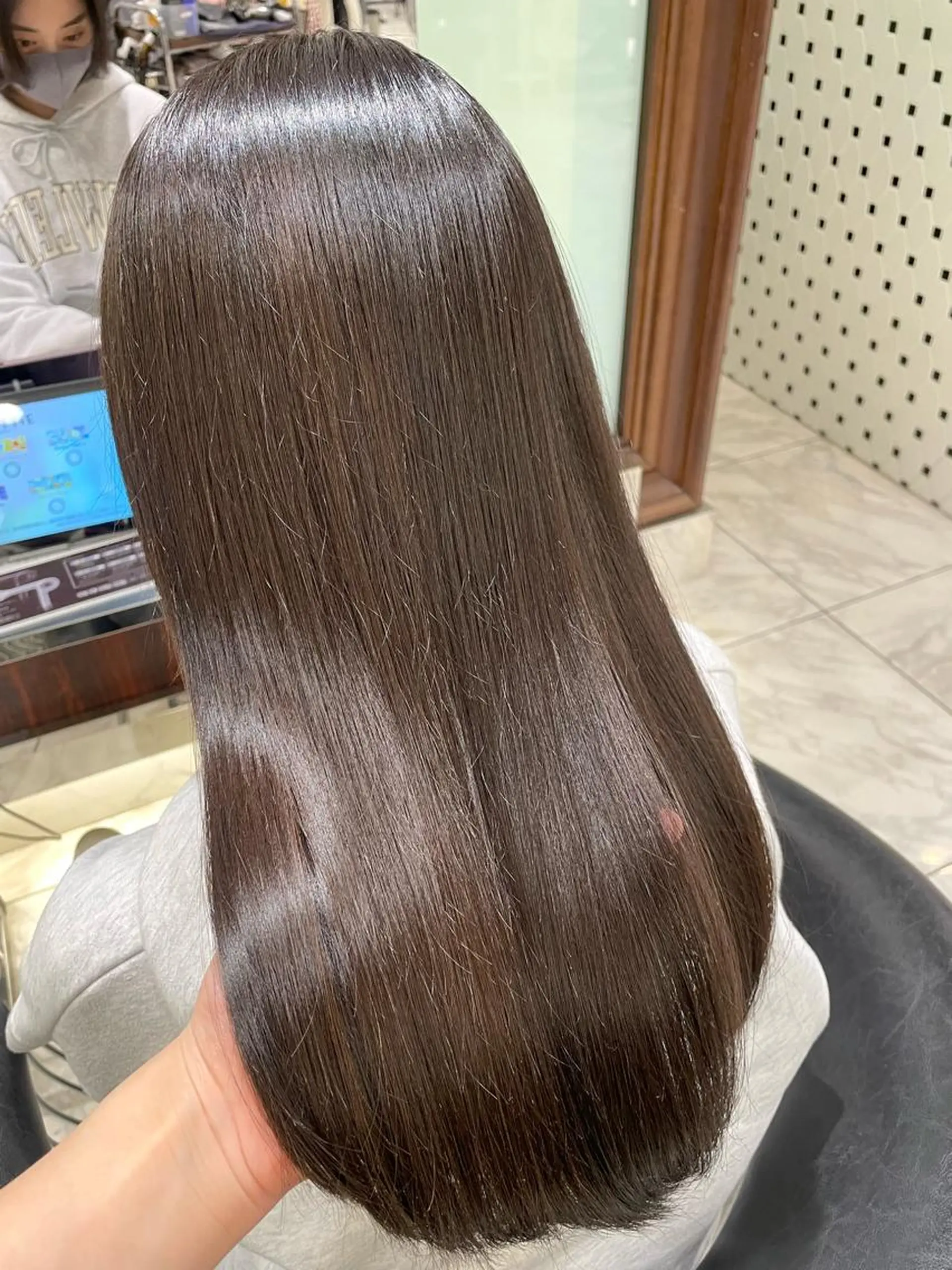 ロング 韓国風パーマ/ヘア セット/店長みづきのヘアスタイル