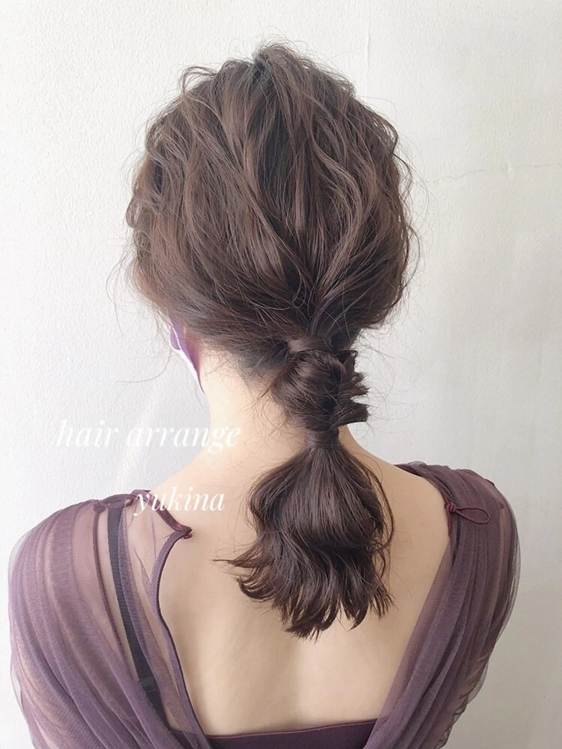 ミディアム ヘアセット Hair Salon BOTTOMS所属・✨透明感ケアカラー✨ 長野ゆきなのヘアスタイル
