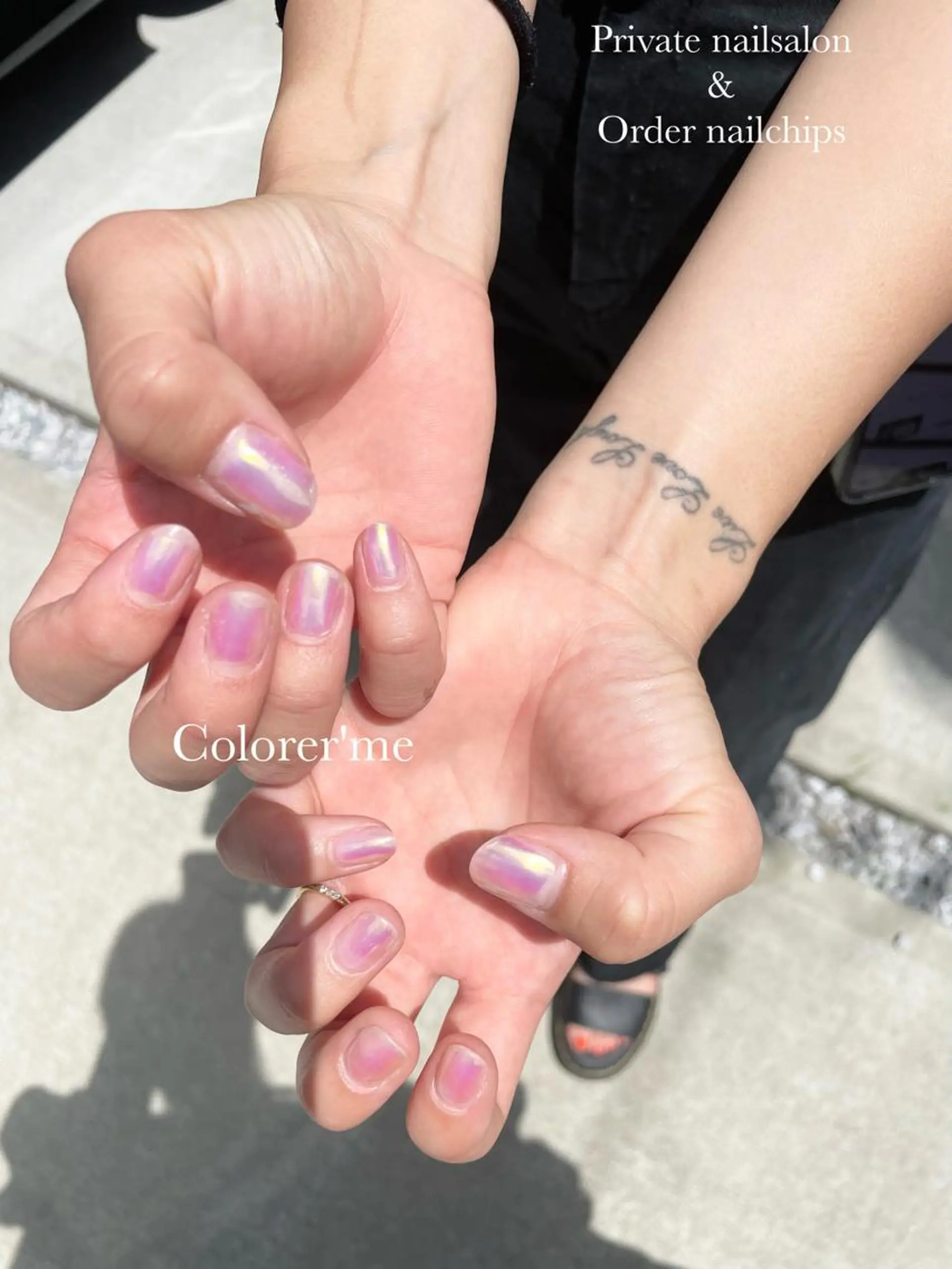 ネイル オーロラネイル Colorer'me クロレミーのネイルデザイン