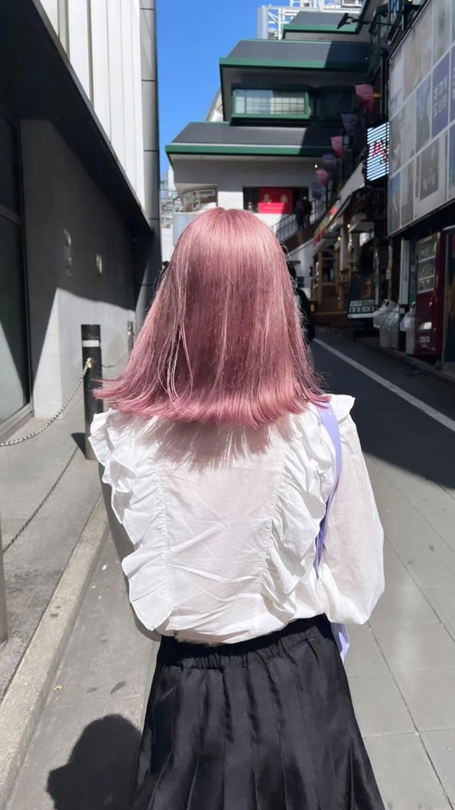 ショート カラー ピンクカラー ホワイトピンク ヘアカラー トリートメント 🔷ダブルカラーハイ トーン🔷櫻井走のヘアスタイル