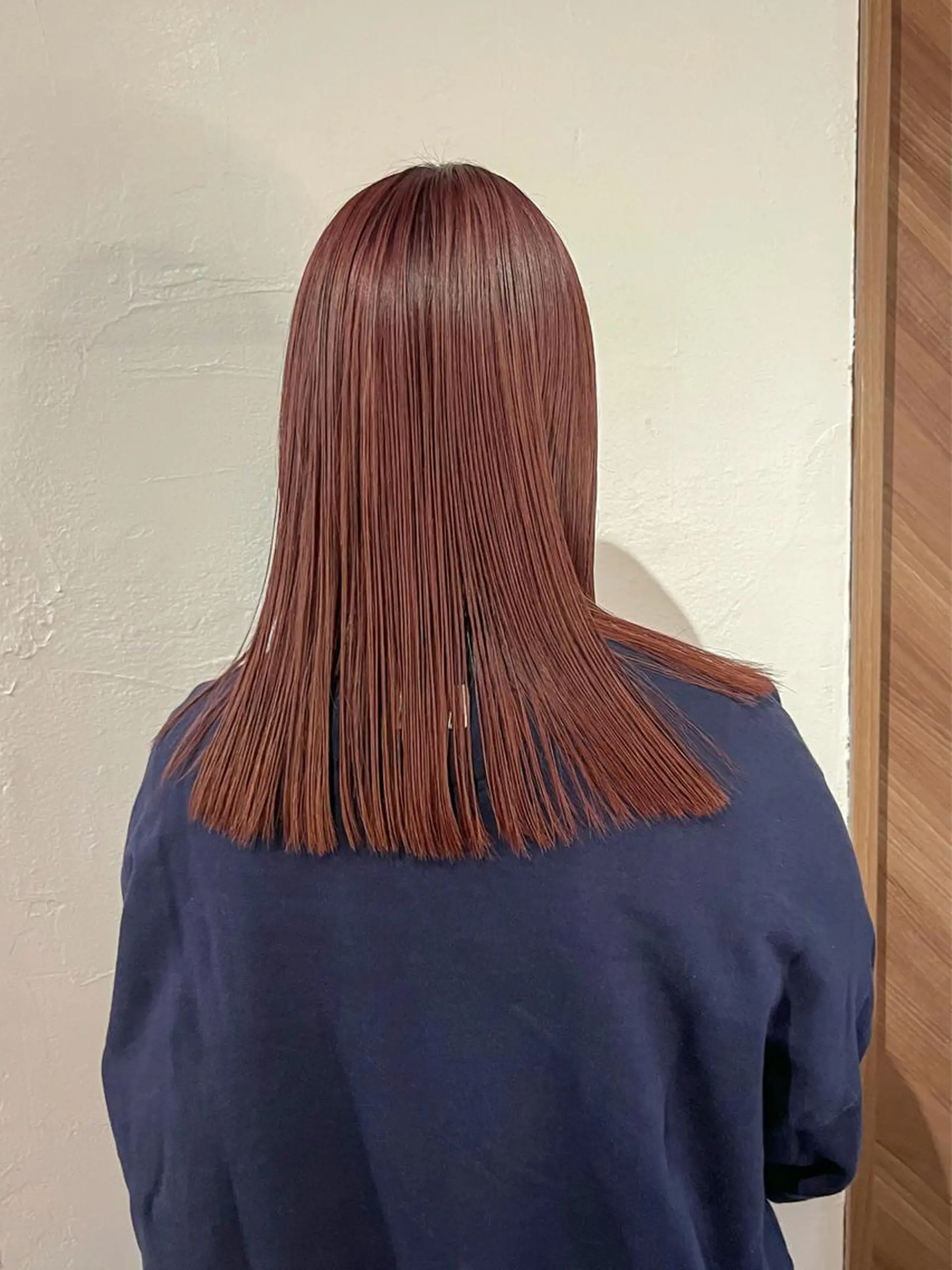 ロング カラー ブリーチ ダブルカラー ブリーチなしカラー レッドカラー カット ヘアカラー トリートメント こっくりカラー/艶髪 /amy.山口瑞稀のヘアスタイル