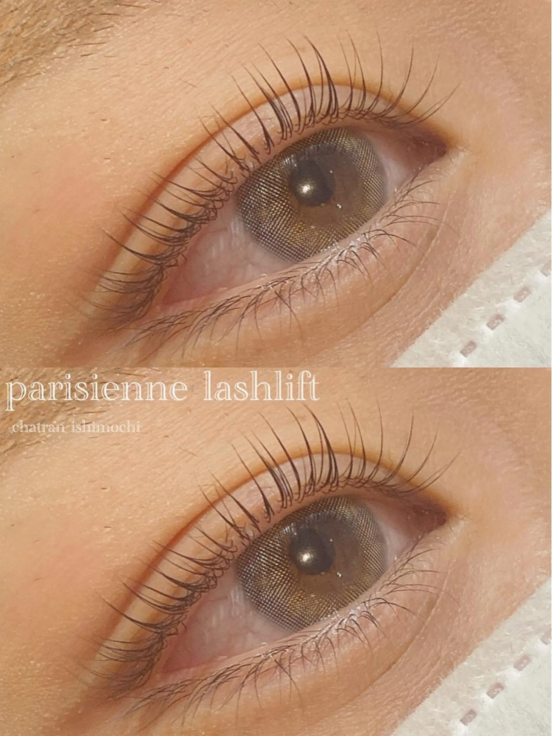 マツエク・マツパ パリジェンヌラッシュリフト マツパ chatran ishimochiのマツエク・マツパデザイン