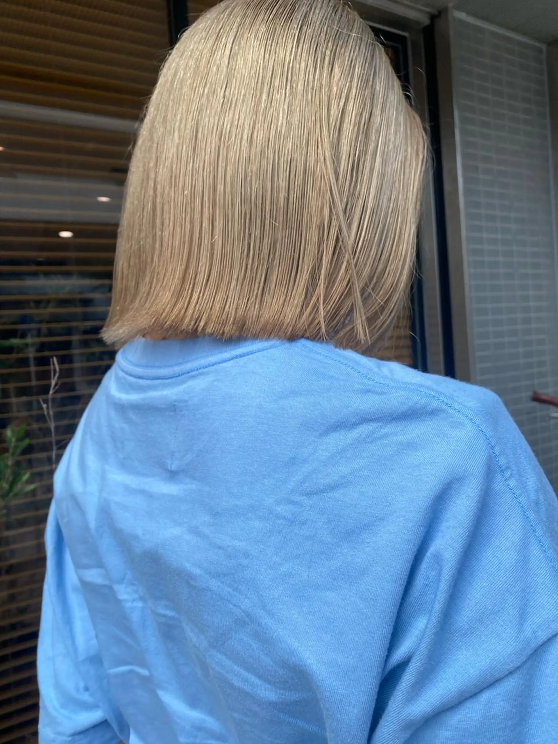 ショート カラー ヘアアレンジ ブリーチ ブロンド ヘアカラー トリートメント ヘッドスパ パーマ指名No1 /namiのヘアスタイル