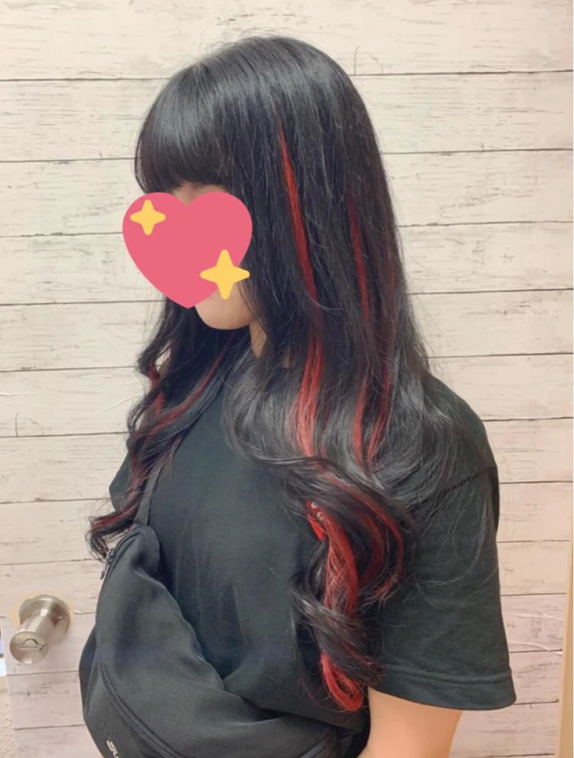 ロング カット ヘアカラー エクステ 韓国ヘア🤍髪質改善 🇰🇷AKANEのヘアスタイル
