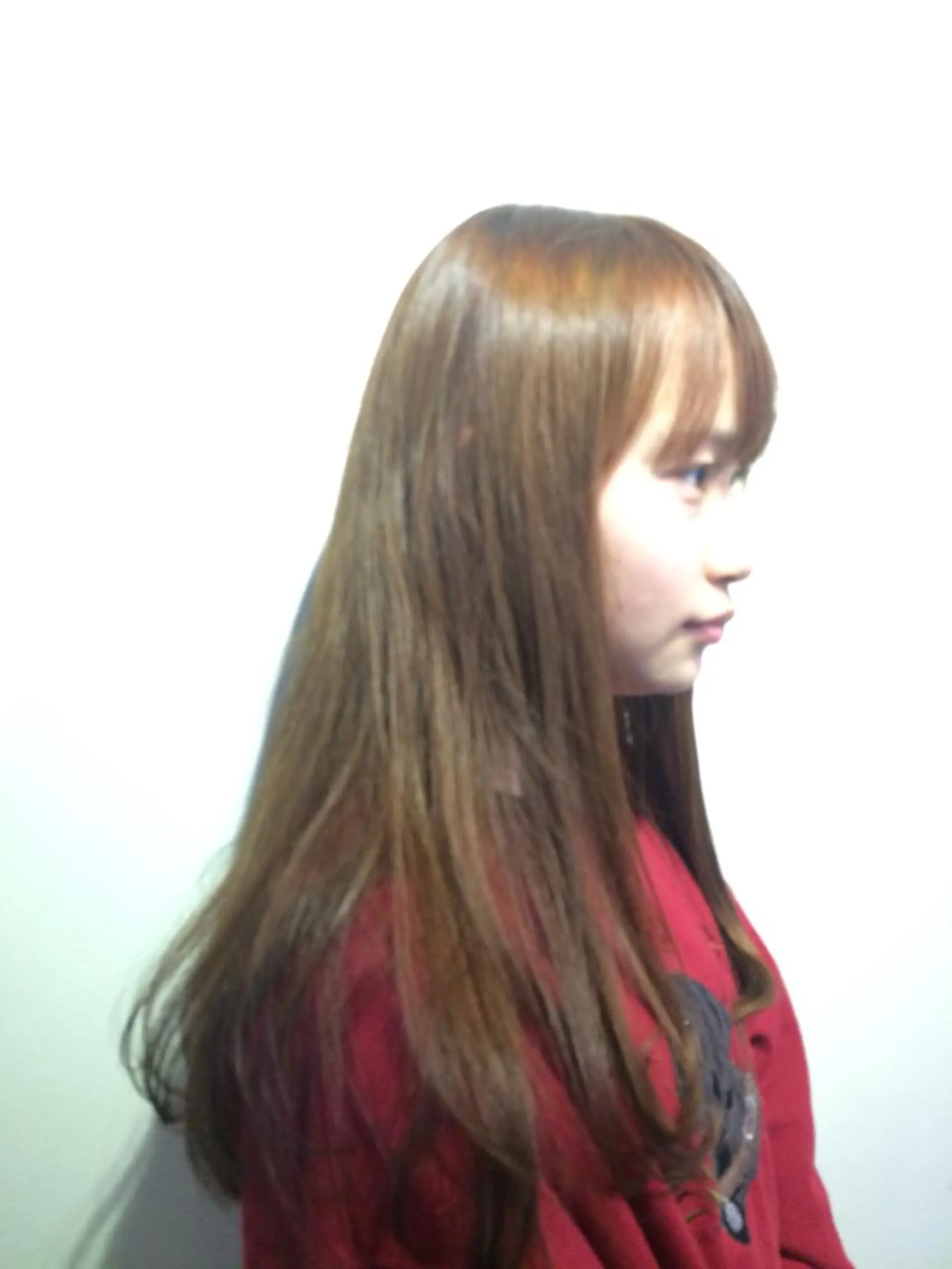 ロング カラー ハイライトカラー オレンジ ハイライト カット ruearle所属・たつや ・のヘアスタイル