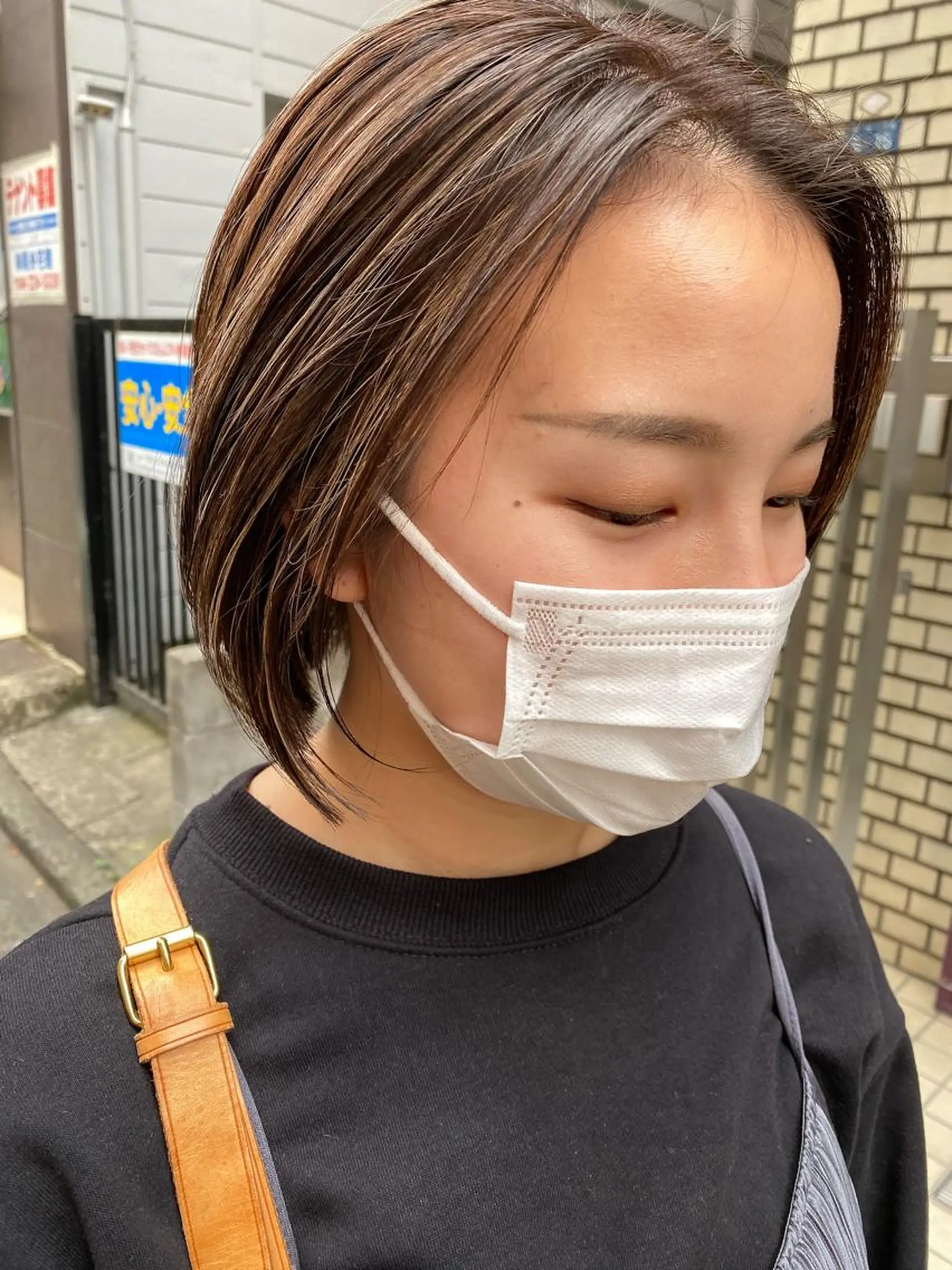 ショート カット ヘアカラー トリートメント 韓国風デザイン 💐MIZUKI💐のヘアスタイル