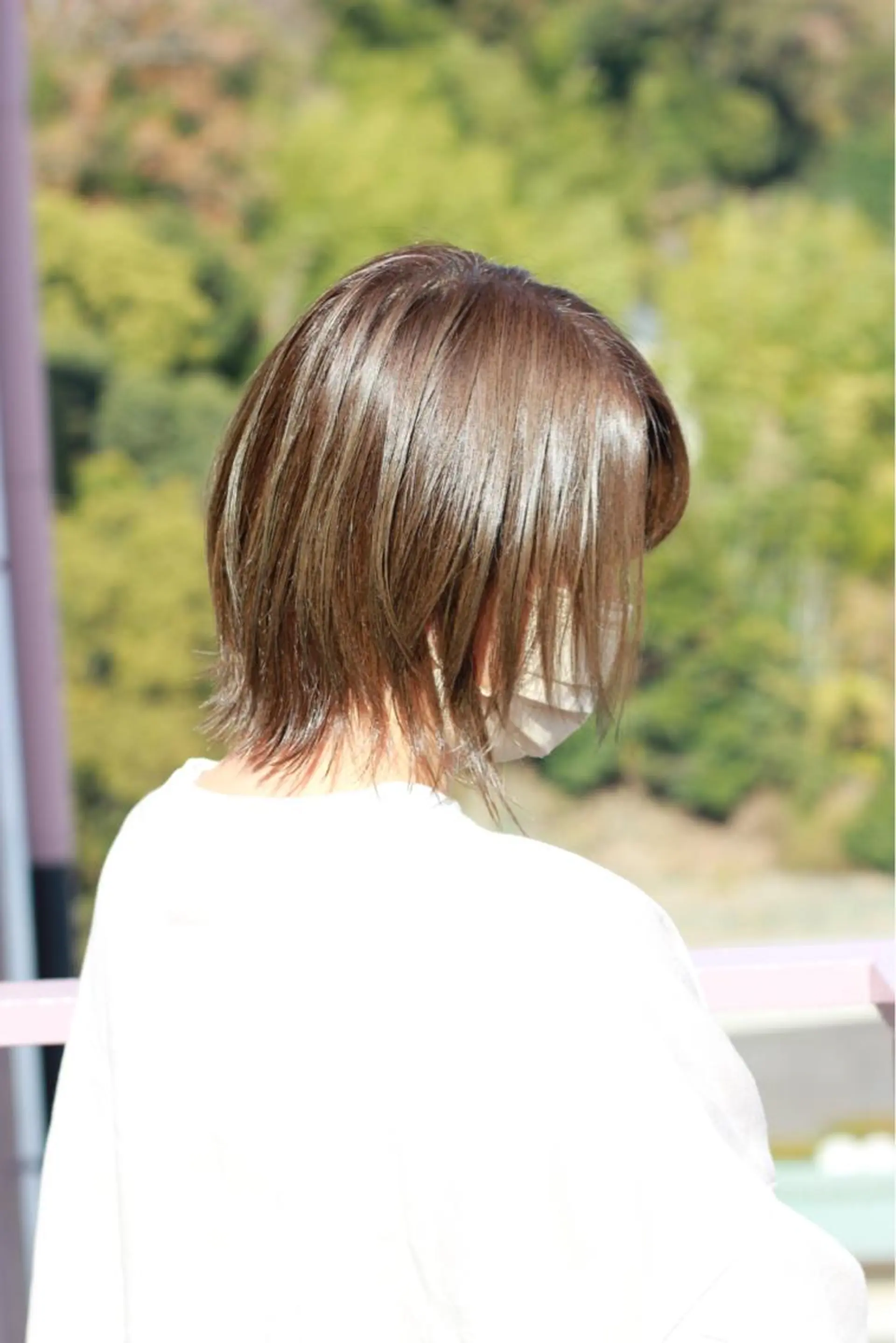 ショート カラー ベージュカラー オリーブベージュ カット ヘアカラー Viage （ビアージュ）のヘアスタイル