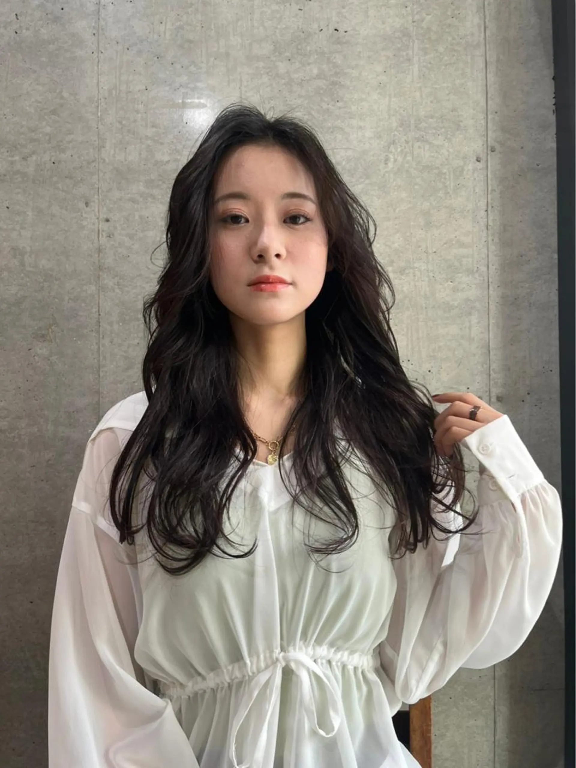 ロング レイヤーカット unsarto poi所属・柳澤きょうこ/ボブ 髪質改善/ヘアセットのヘアスタイル