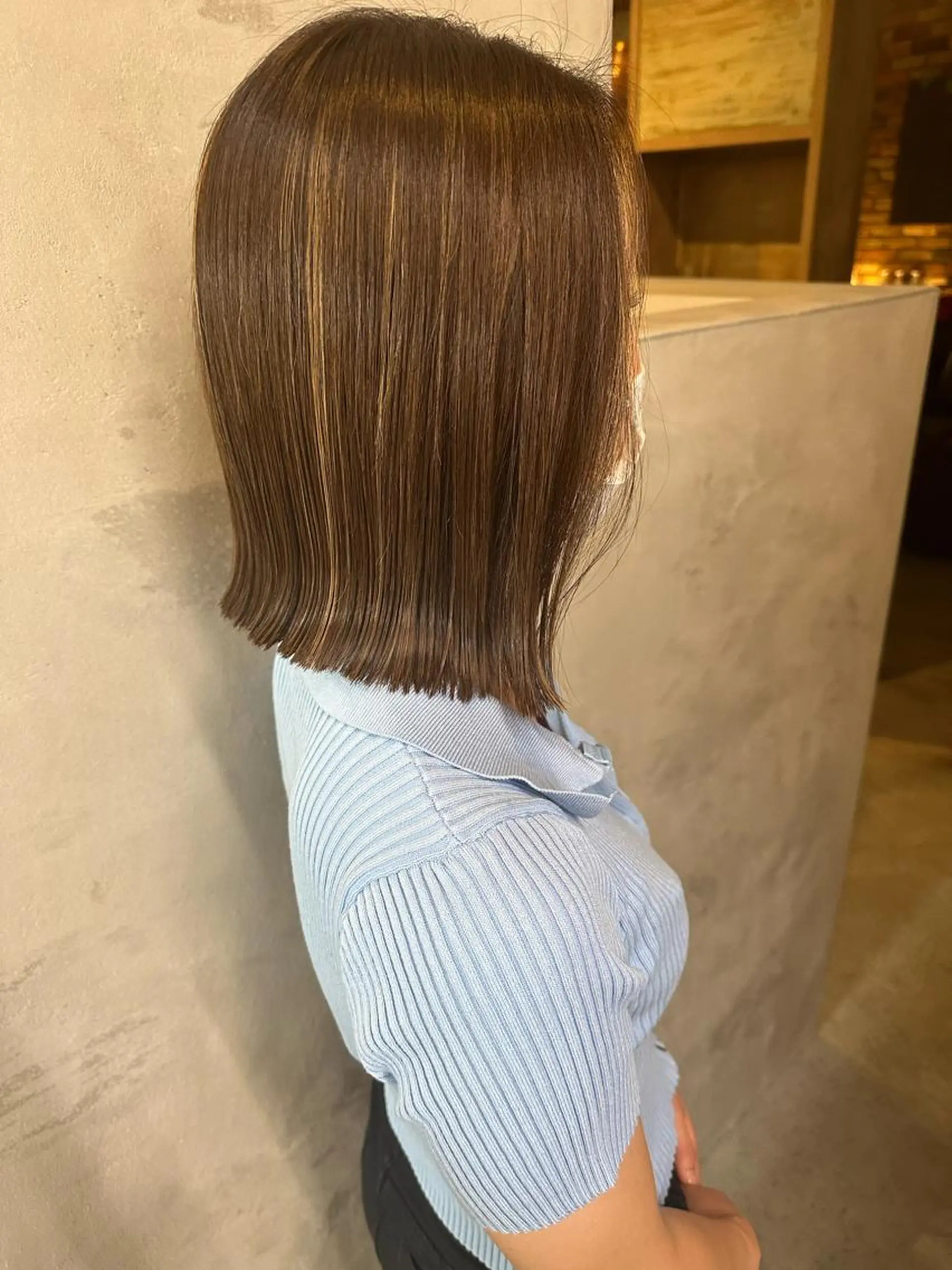 ミディアム ボブ Salonde  COCO所属・メンズパーマ/ RIOのヘアスタイル