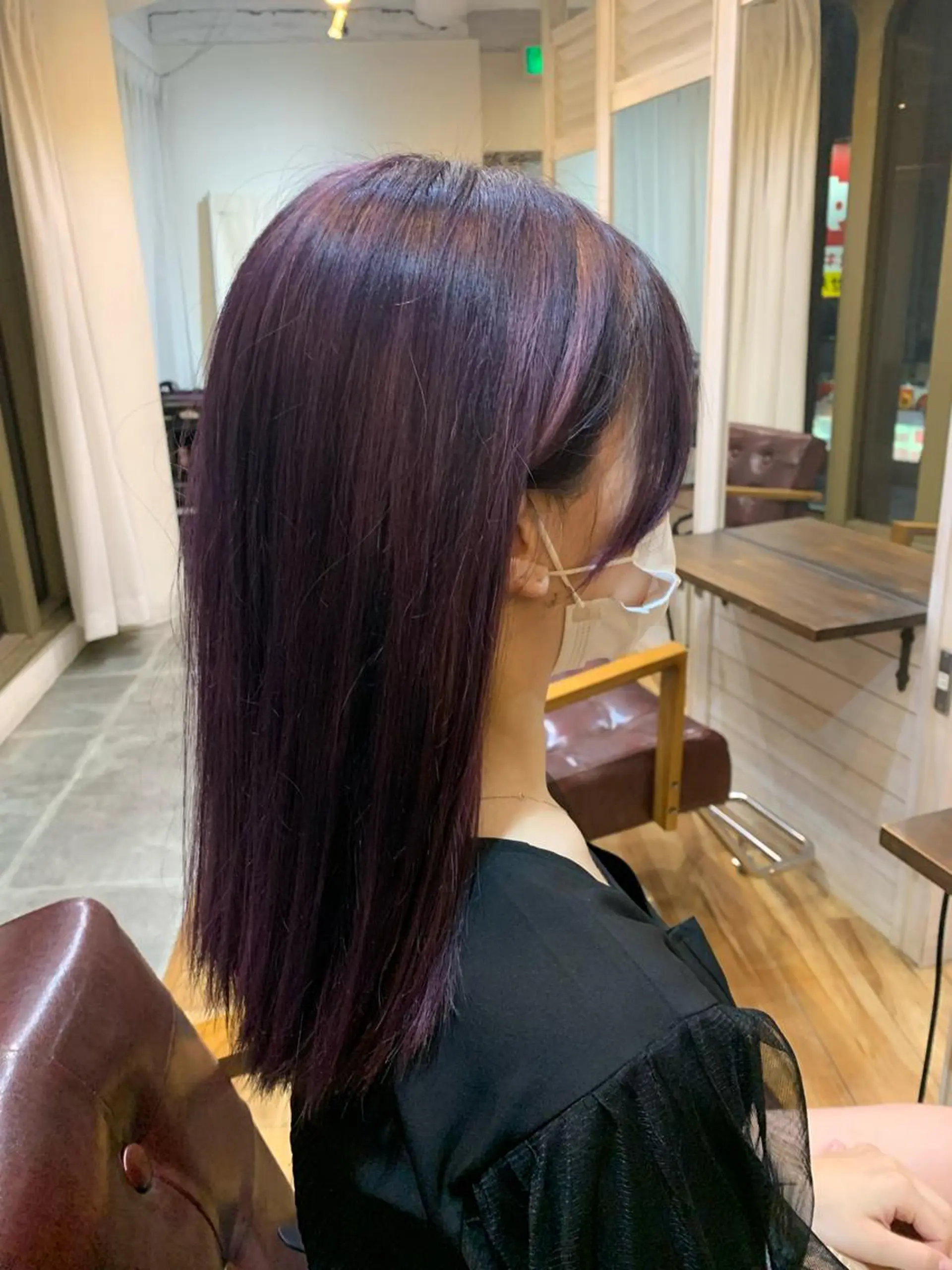 ミディアム ヘアカラー CECIL hair なんば店所属・メンズパーマ 艶髪☆店長☆有馬のヘアスタイル