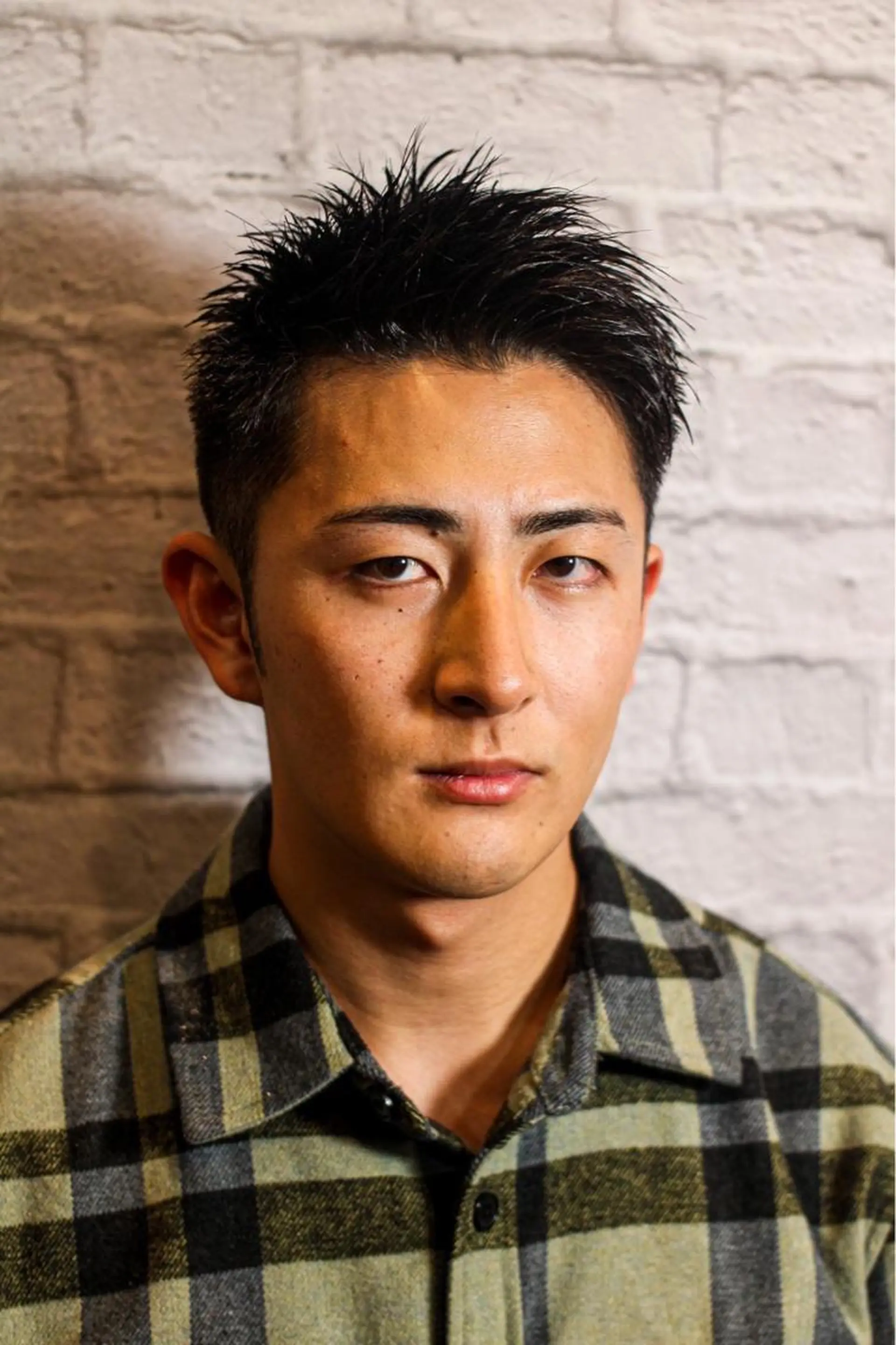 ショート パーマ メンズ カット 銀座マツナガ新宿野村ビル店所属・女性理容師 佐藤優菜のヘアスタイル