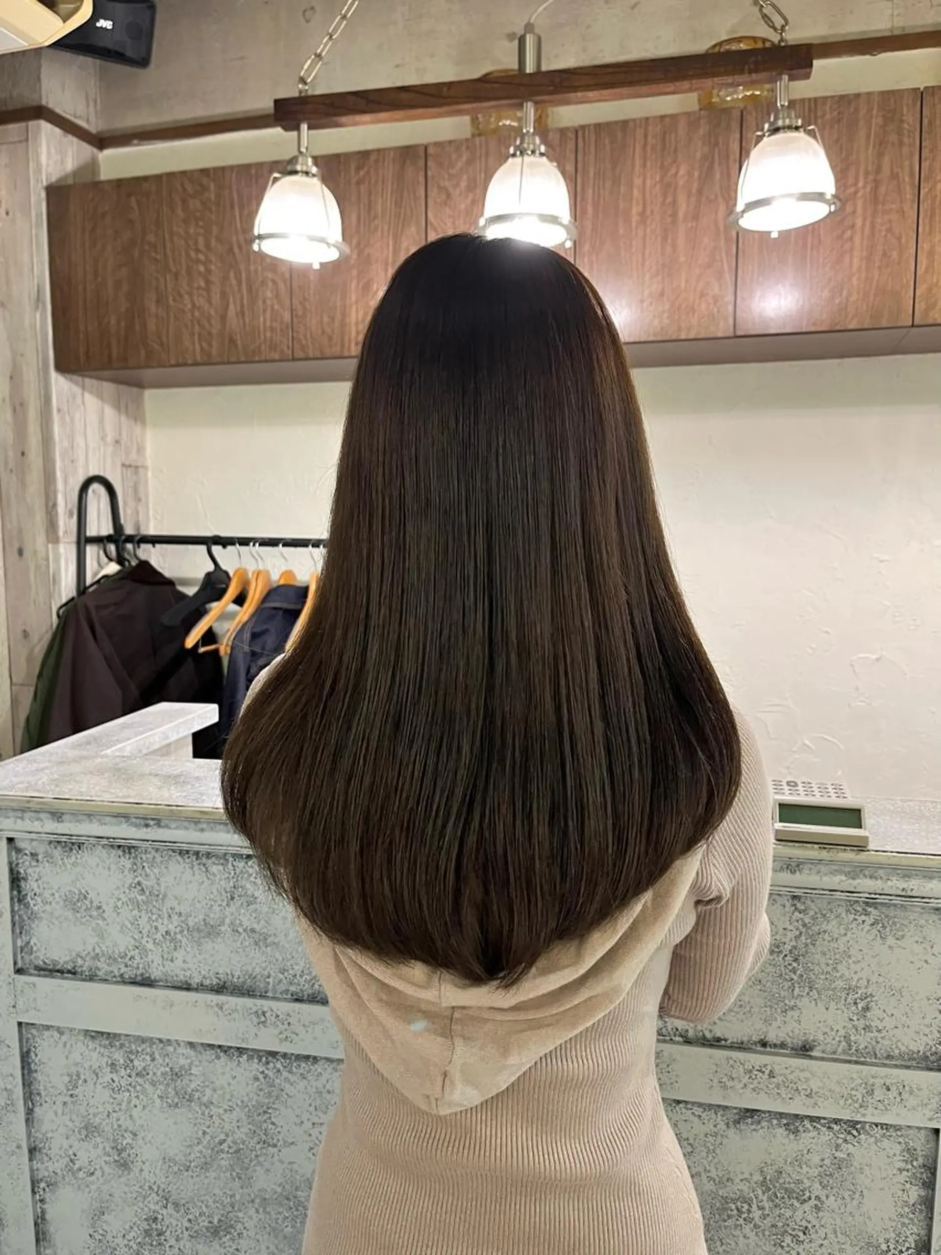 ロング カラー カット ヘアカラー トリートメント conne&riri所属・MA YUのヘアスタイル