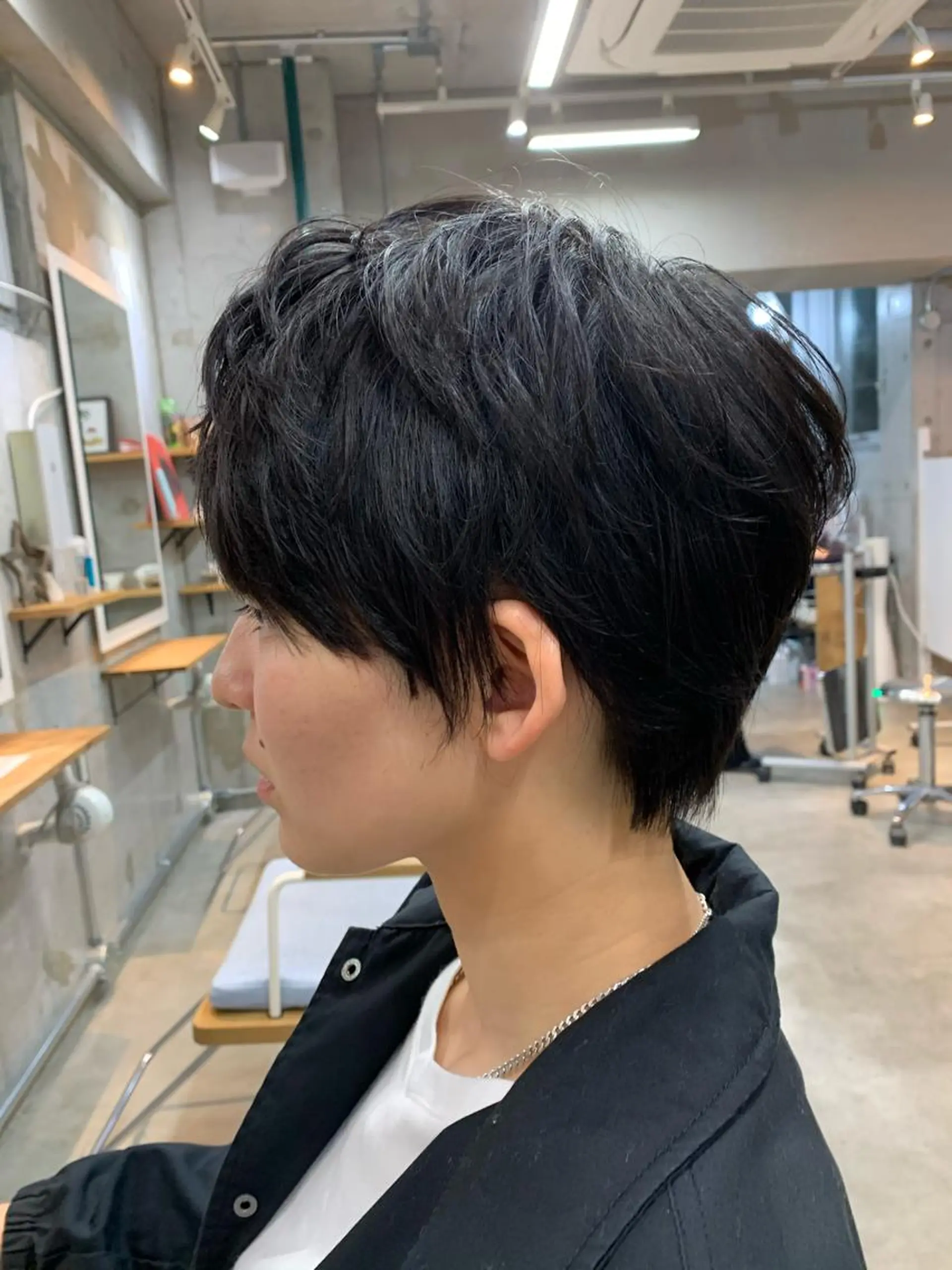 ショート パーマ B.sun所属・鈴木 りなのヘアスタイル