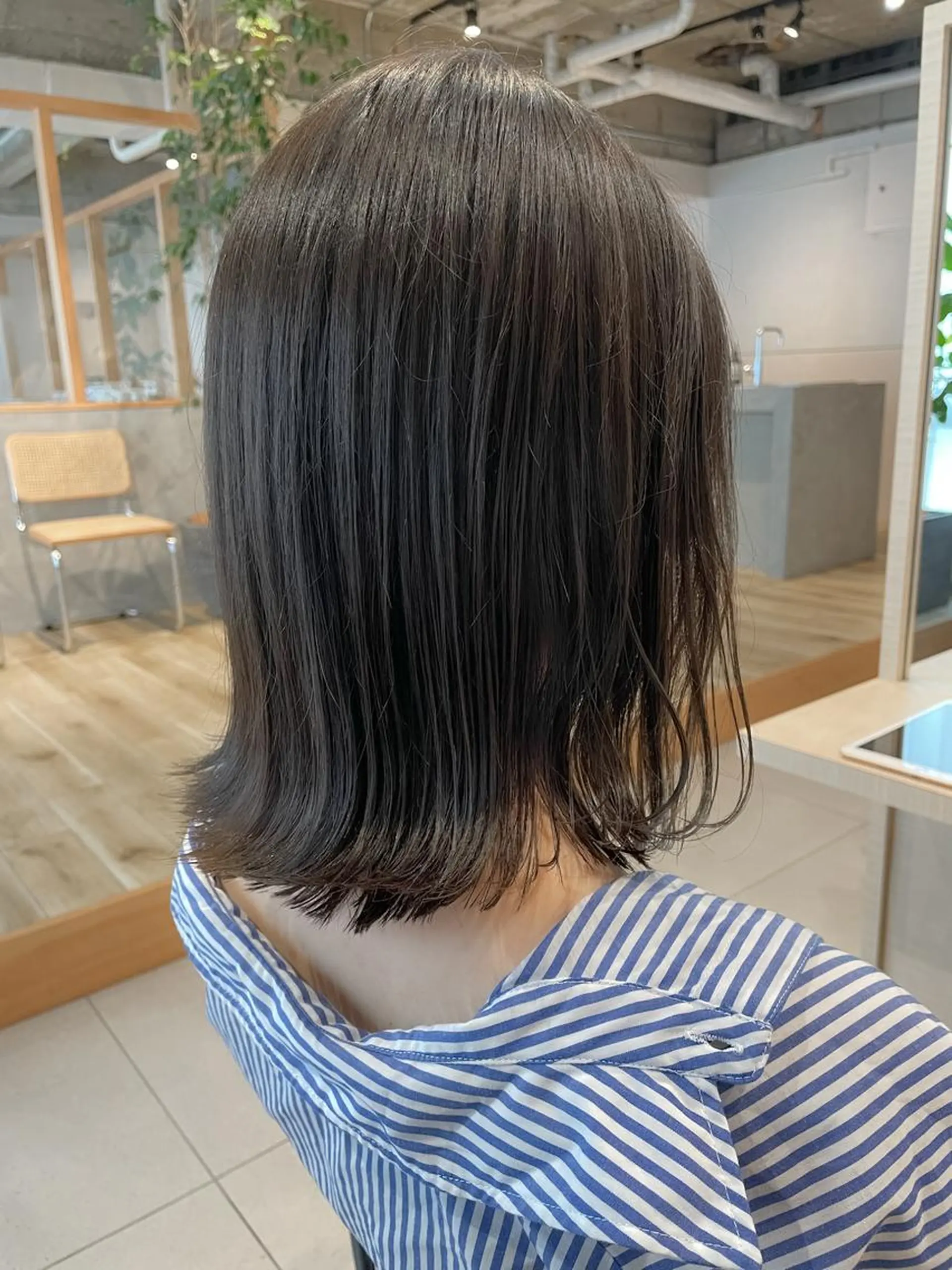 ミディアム カラー ベージュカラー ラベンダーカラー ラベンダーベージュ ROUTE KOUTAのヘアスタイル