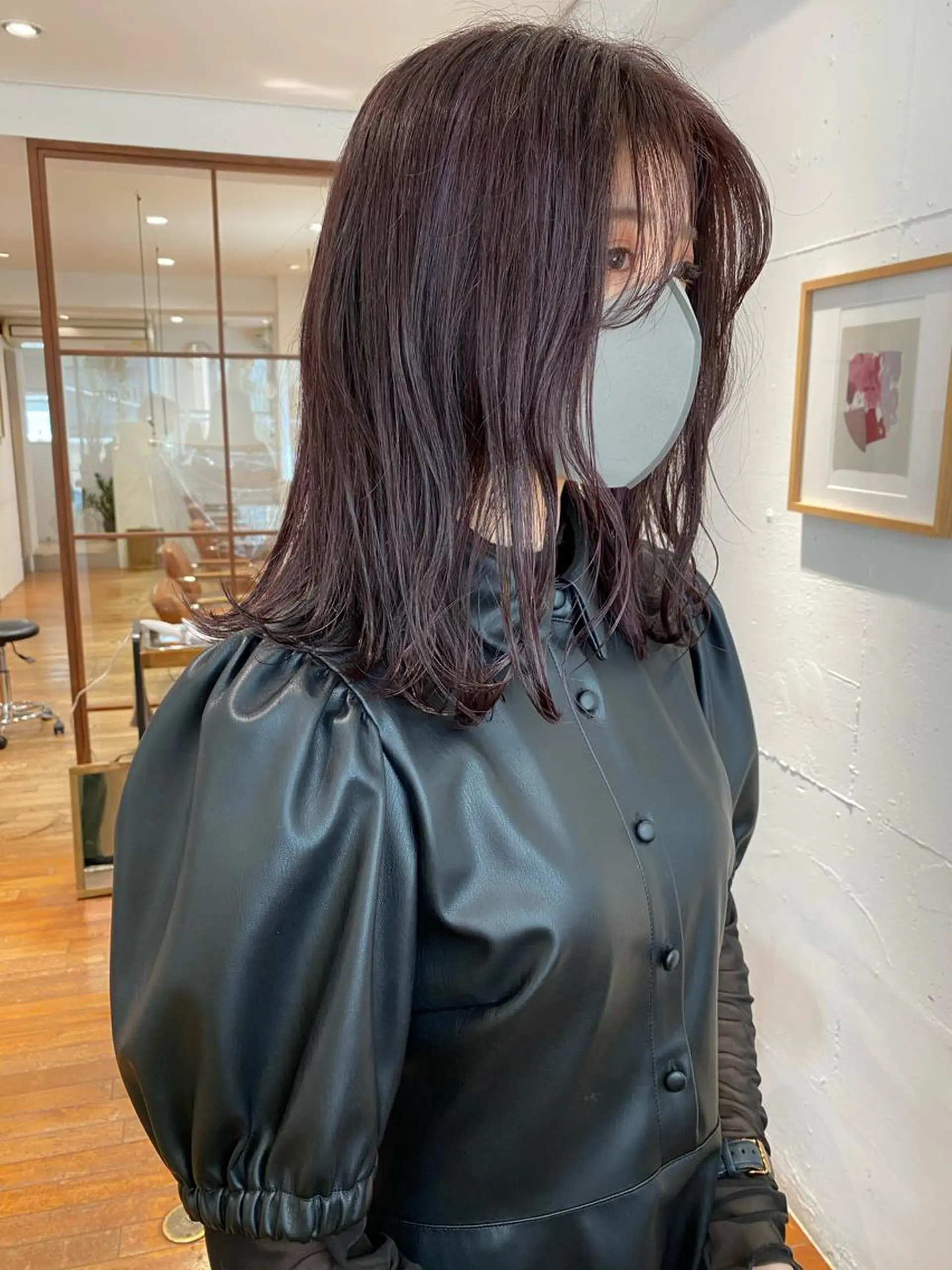 ミディアム カラー salowin三丁目所属・🟩ベージュ/ショー ト/ボブ🟩タカモリのヘアスタイル