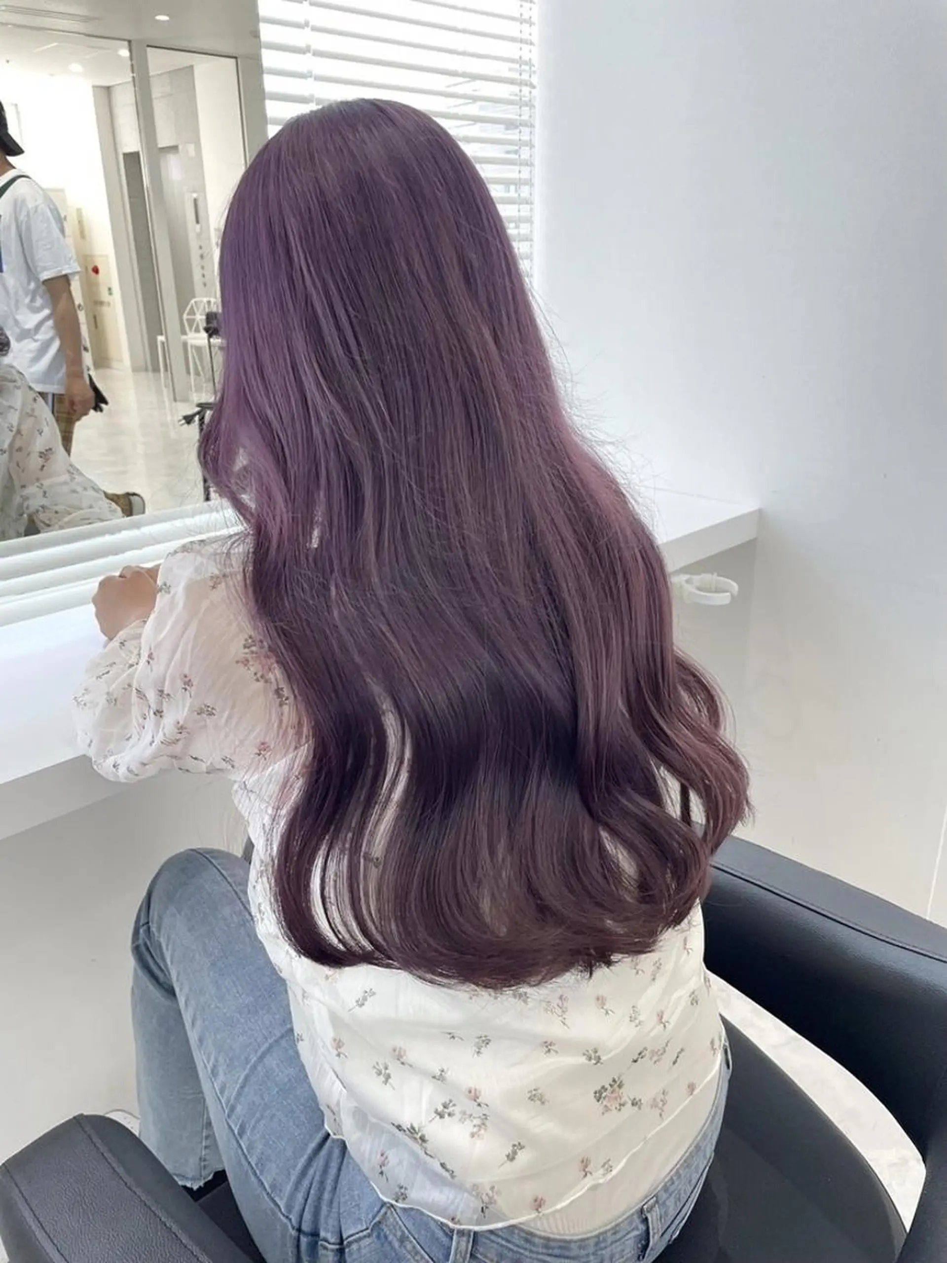 カラー 🍀暗め透け感🍀 赤み消しカラー🍀のヘアスタイル