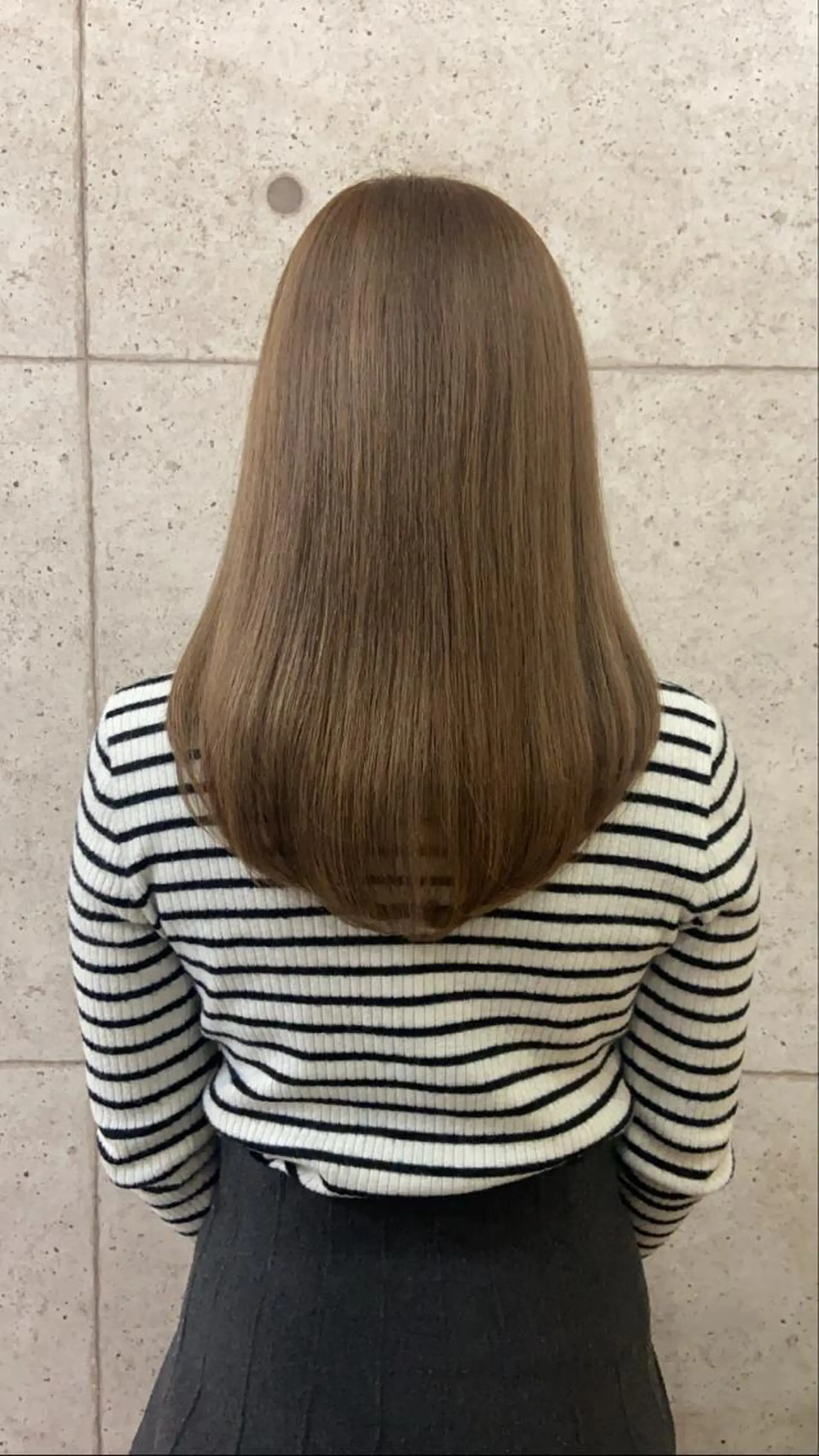 セミロング ヘアセット☆ 髪質改善カラー☆まいのヘアスタイル