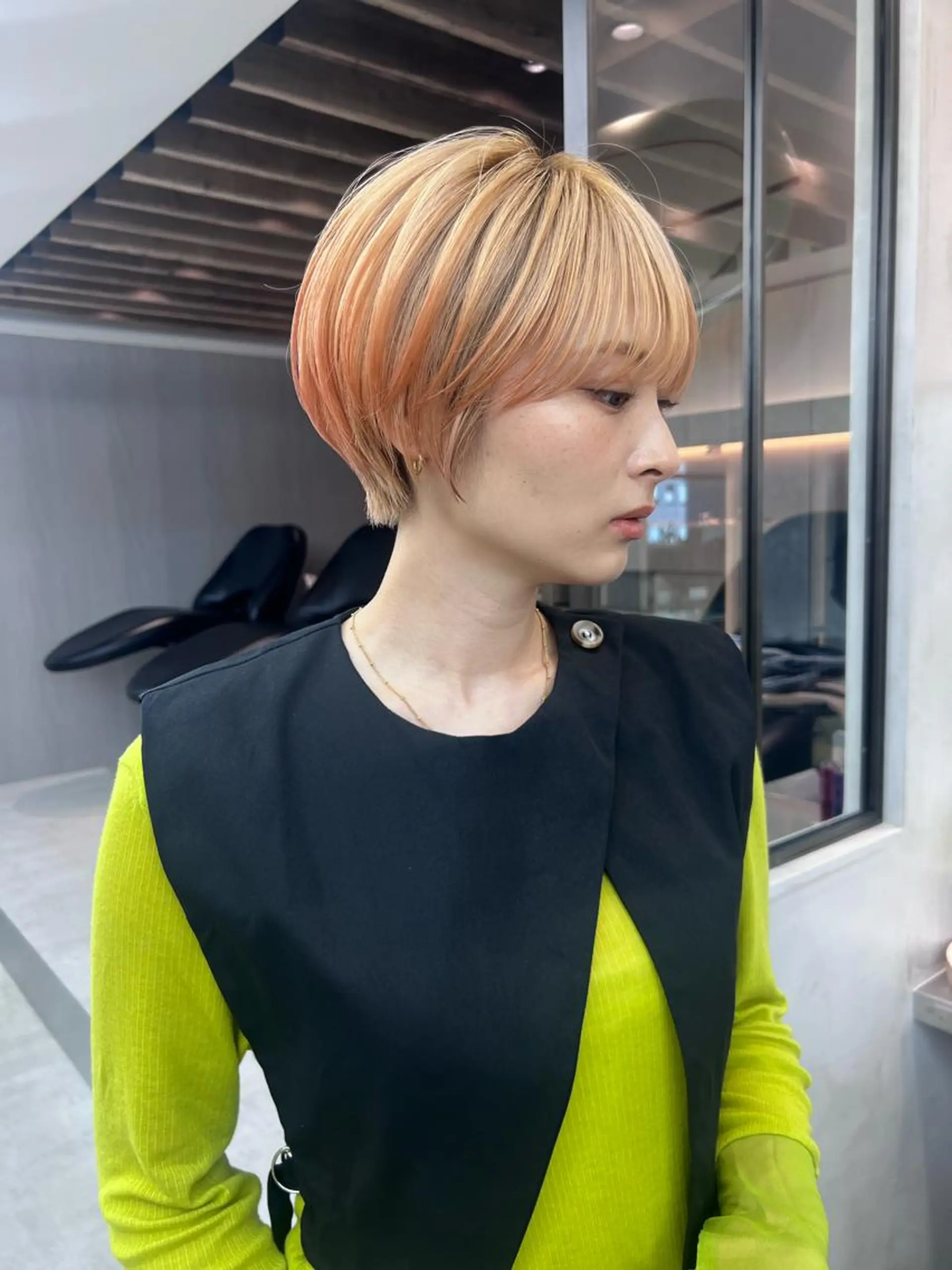 ショート カット ヘアカラー トリートメント サロウィン銀座RAYⅡ所属・❣️髪質改善/ 美髪矯正/沼座悠人のヘアスタイル