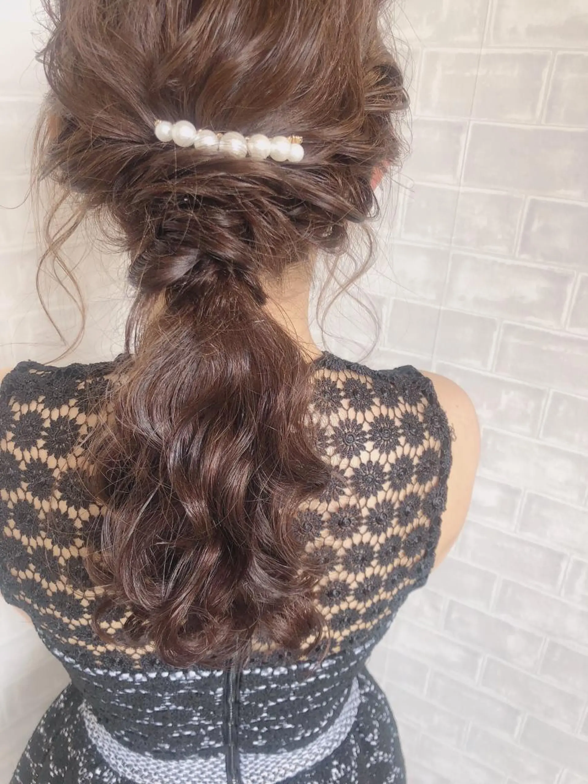 ロング ヘアアレンジ 久保田 茜のヘアスタイル