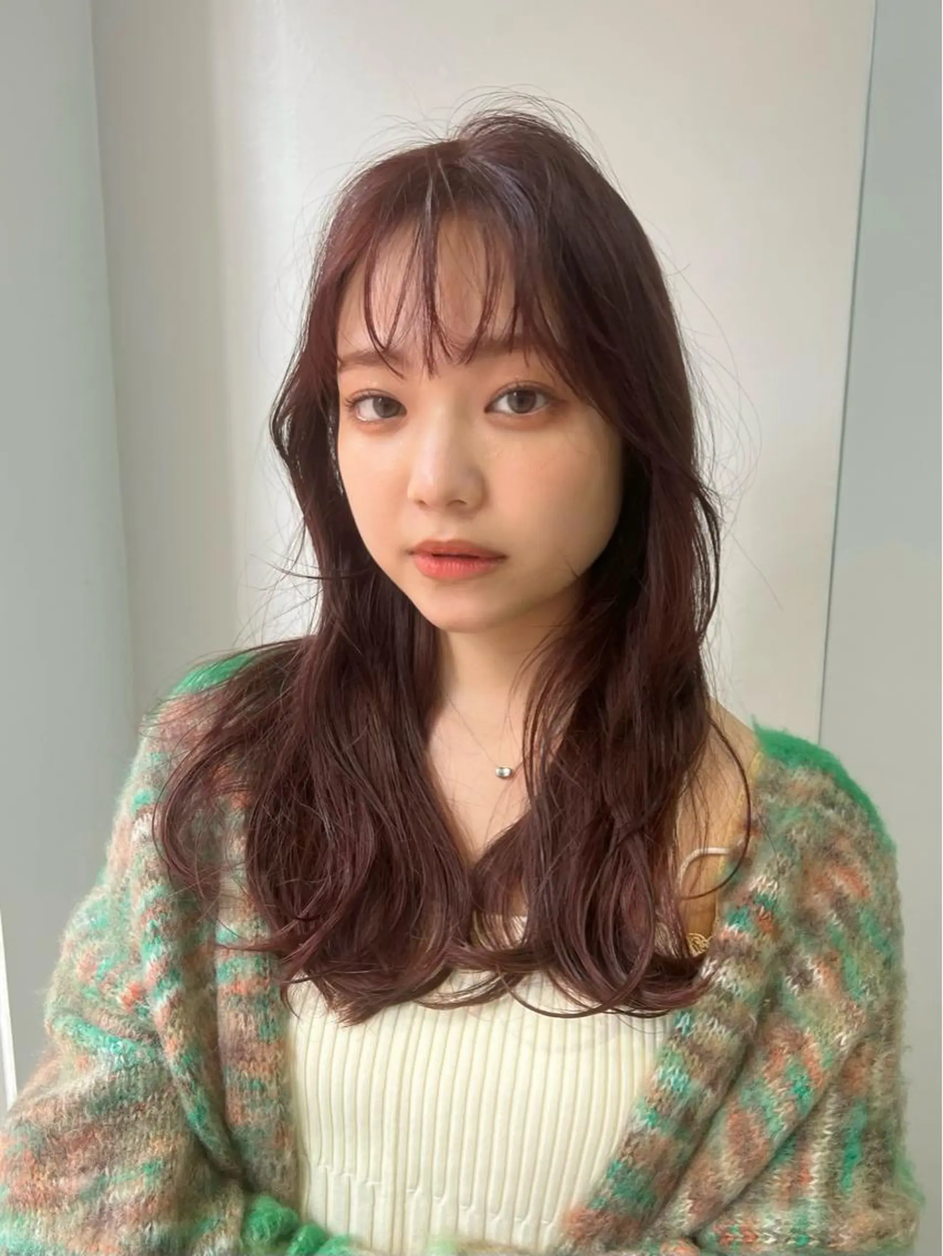 ロング カラー カット ヘアカラー le'a所属・谷町/Le'a /竹原しおなのヘアスタイル