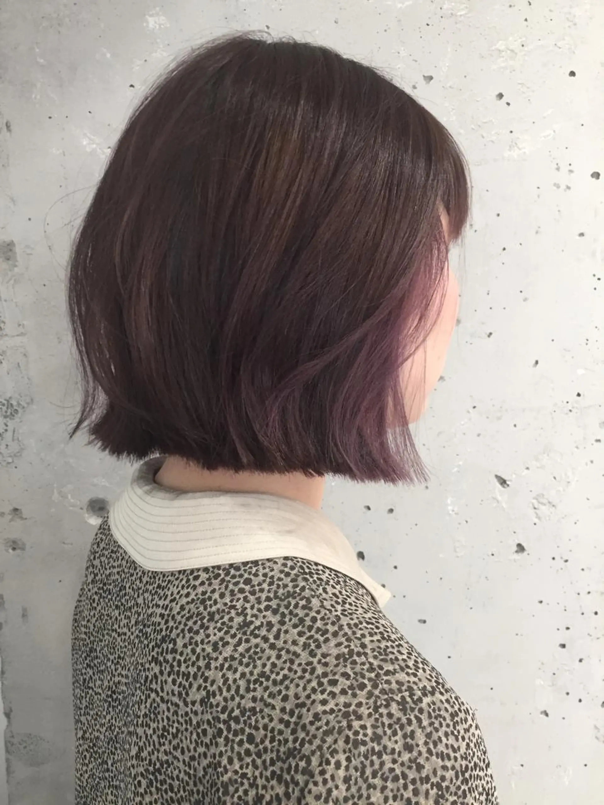 ミディアム カット ヘアカラー to heart 十三店所属・ユ イのヘアスタイル