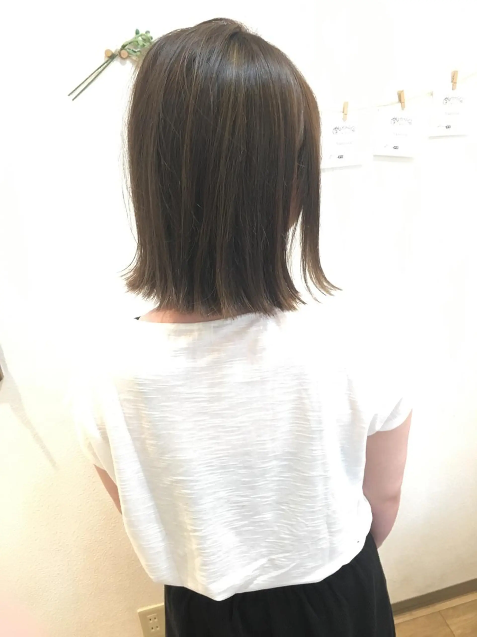 ミディアム カラー ショート、ボブ シマダマサトのヘアスタイル