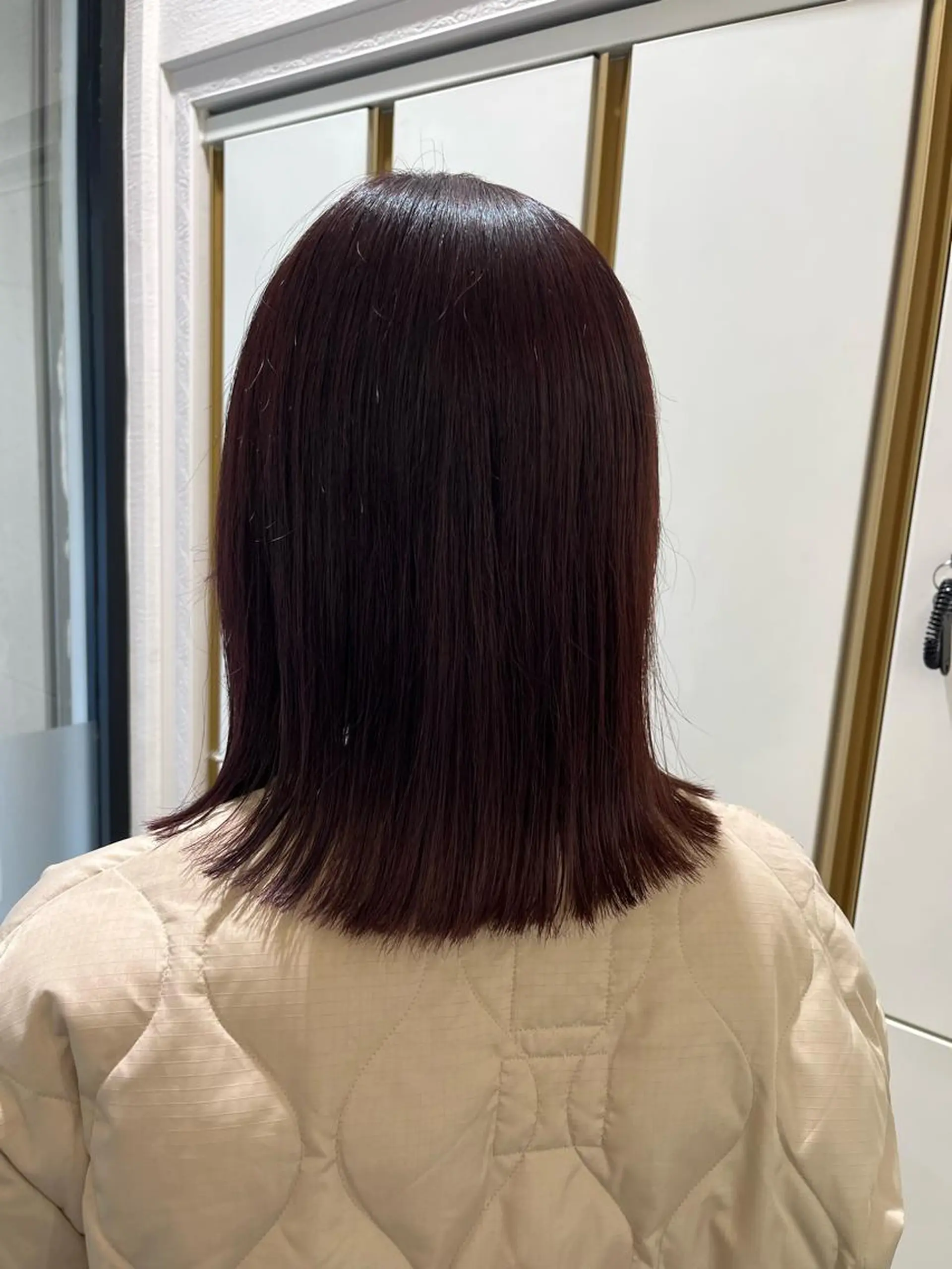 ミディアム カット 縮毛矯正 バレイヤージュ/ヘア アレンジ/shionのヘアスタイル