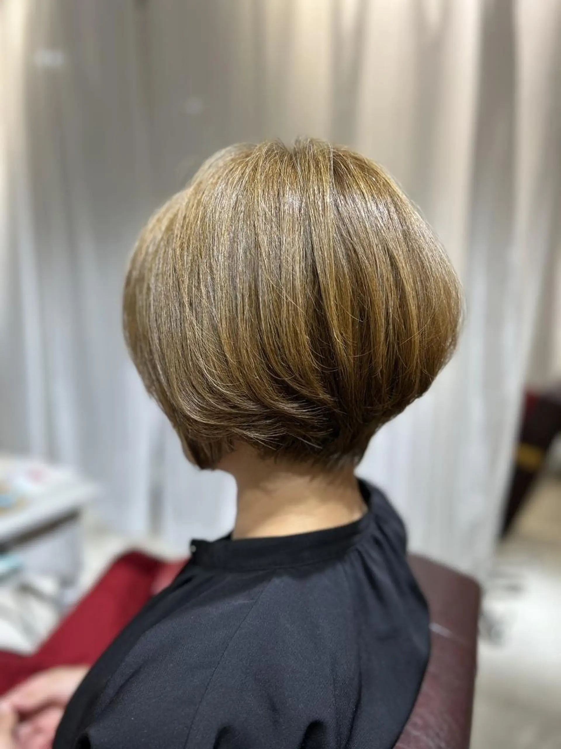 ミディアム カラー カット ヘアカラー ショートカット 🌷Asamiのヘアスタイル