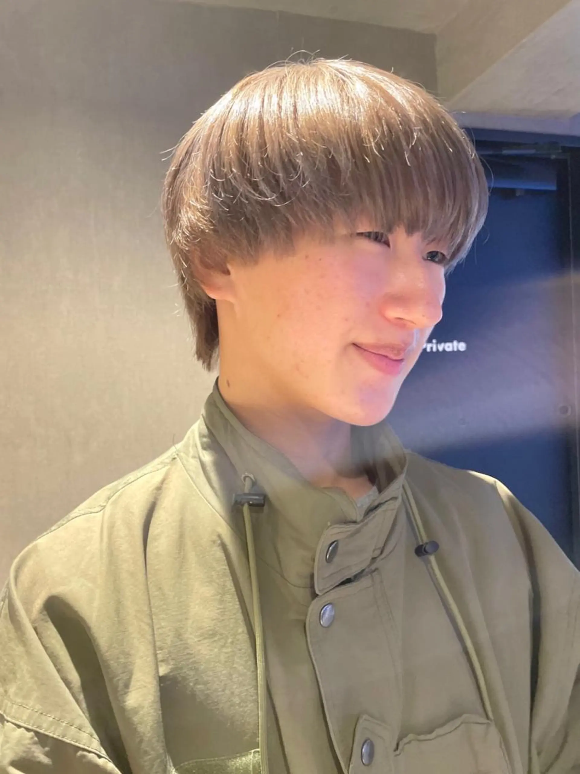 ショート メンズ メンズパーマモデル 募集　サトチハルのヘアスタイル