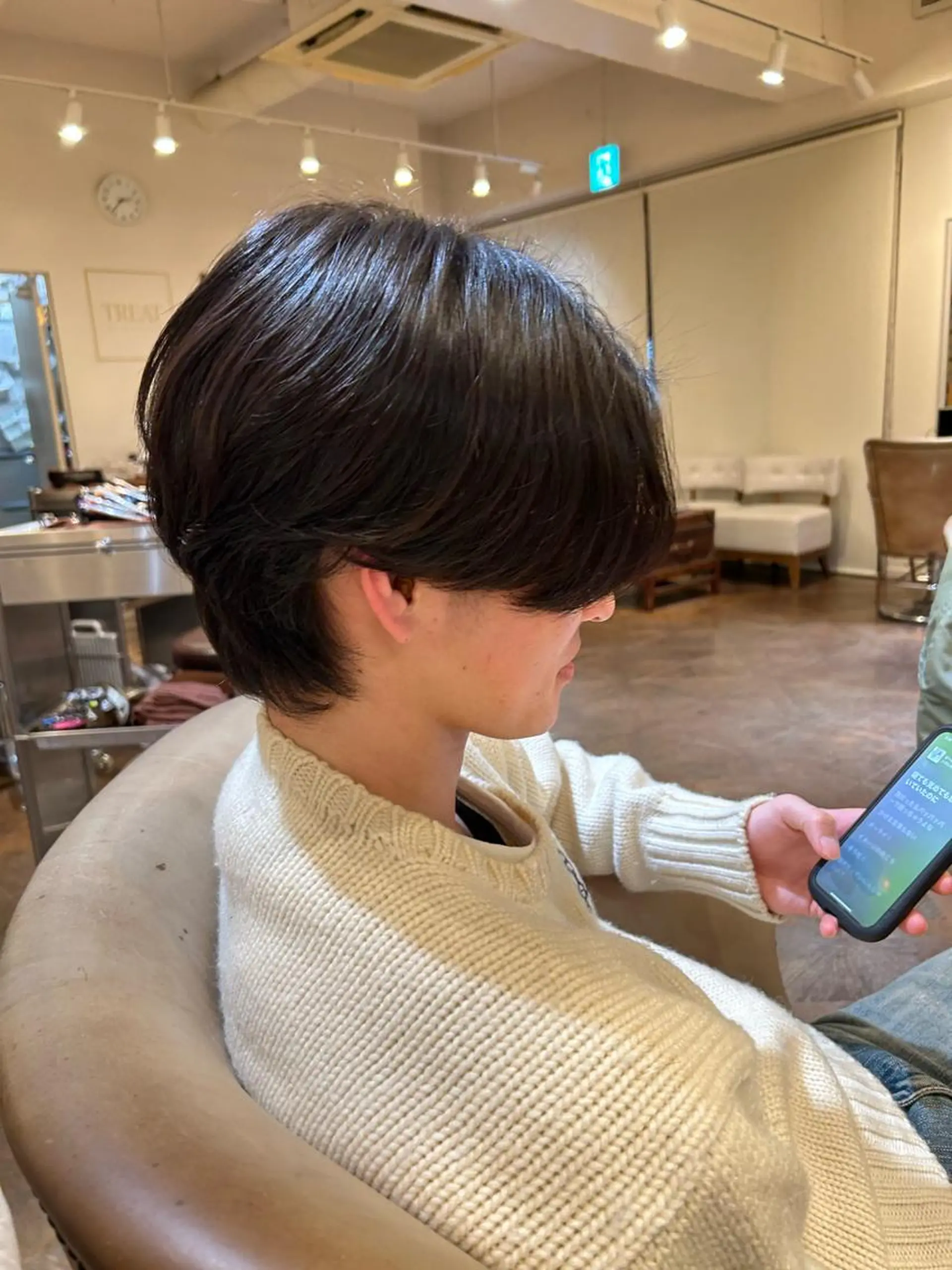 メンズ あべ しおりのヘアスタイル