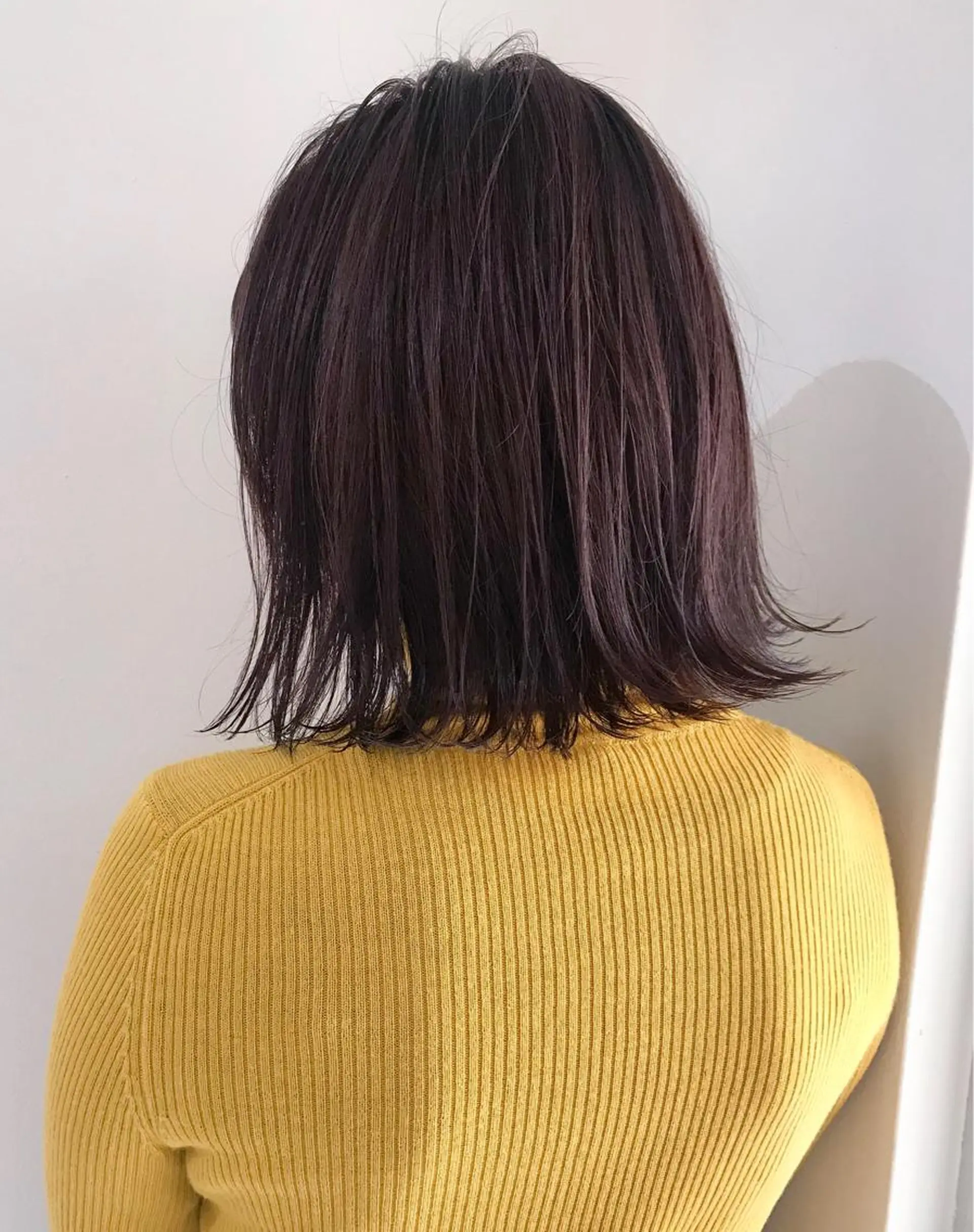 ミディアム 切りっぱなしボブ ボブ 💫カットはなんでも 得意です✂️のヘアスタイル