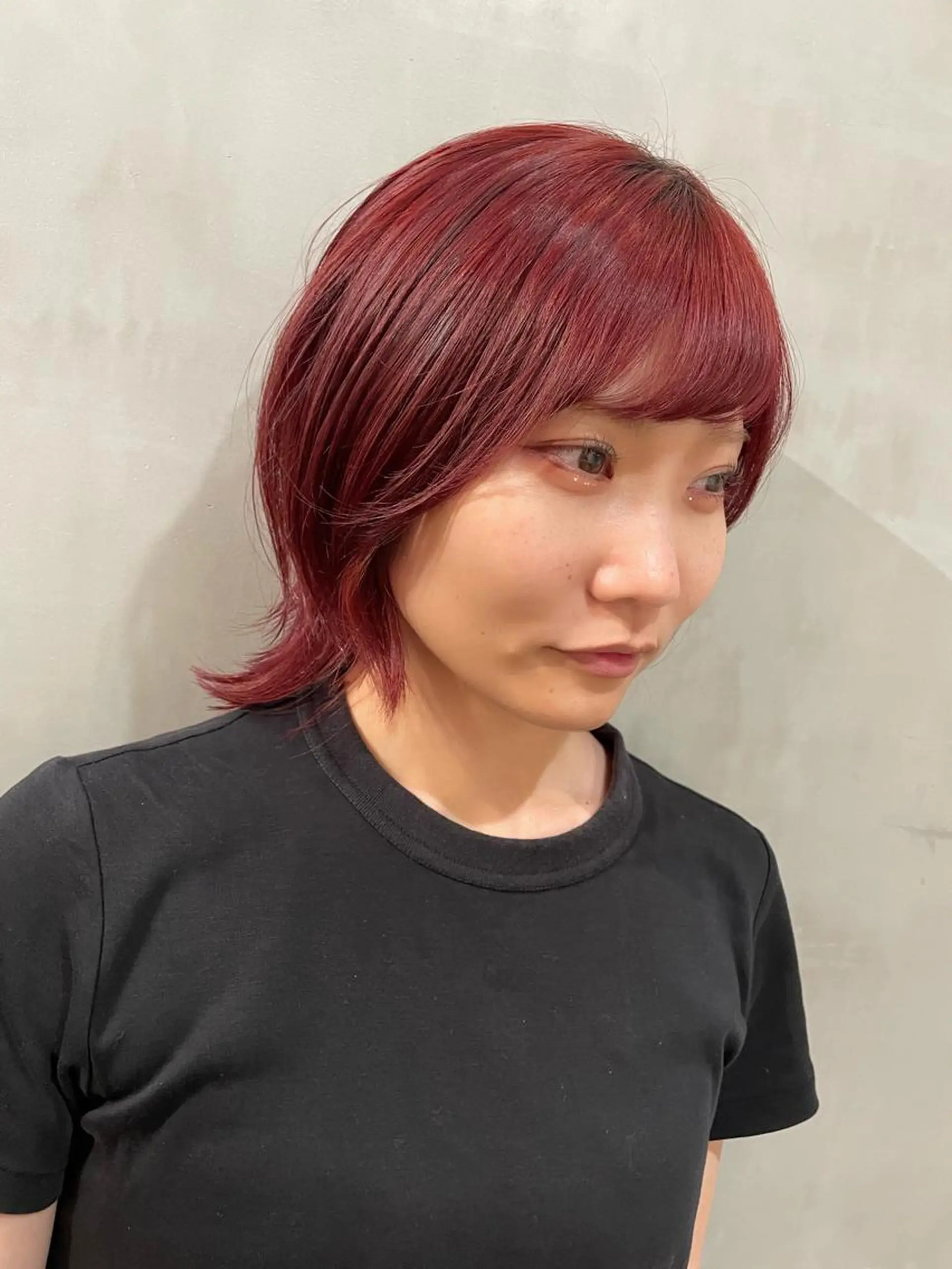 ショート カラー カット ヘアカラー トリートメント 優 作のヘアスタイル