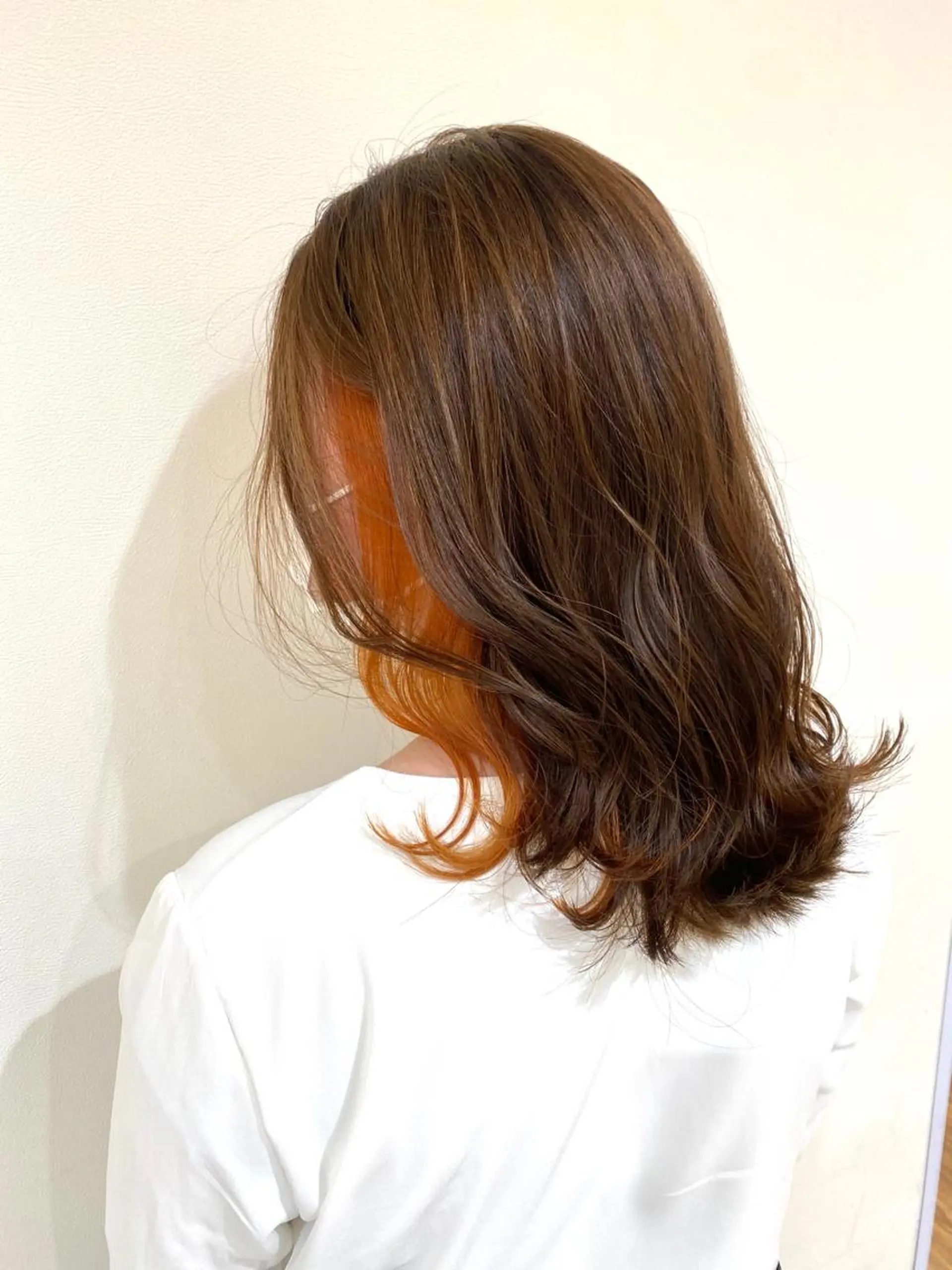 セミロング カット ヘアカラー Maison 寺尾拓朗のヘアスタイル