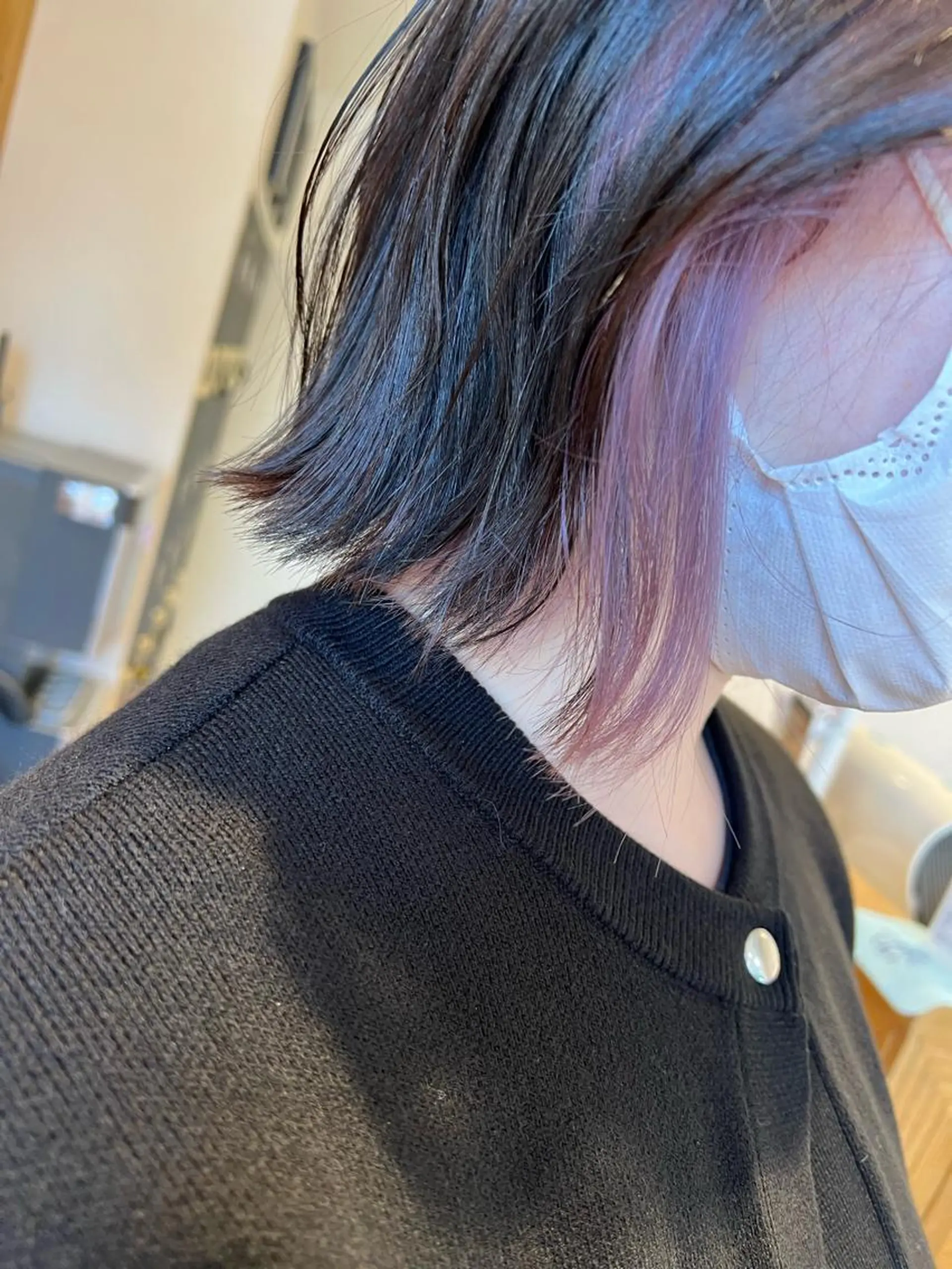ショート カラー ブリーチ ラベンダーカラー ラベンダーピンク ピンクカラー AUBE HAIR toll 川越店 【オーブ ヘアー トル】所属・髪質改善⭐️透明感 カラーノグチショウタのヘアスタイル