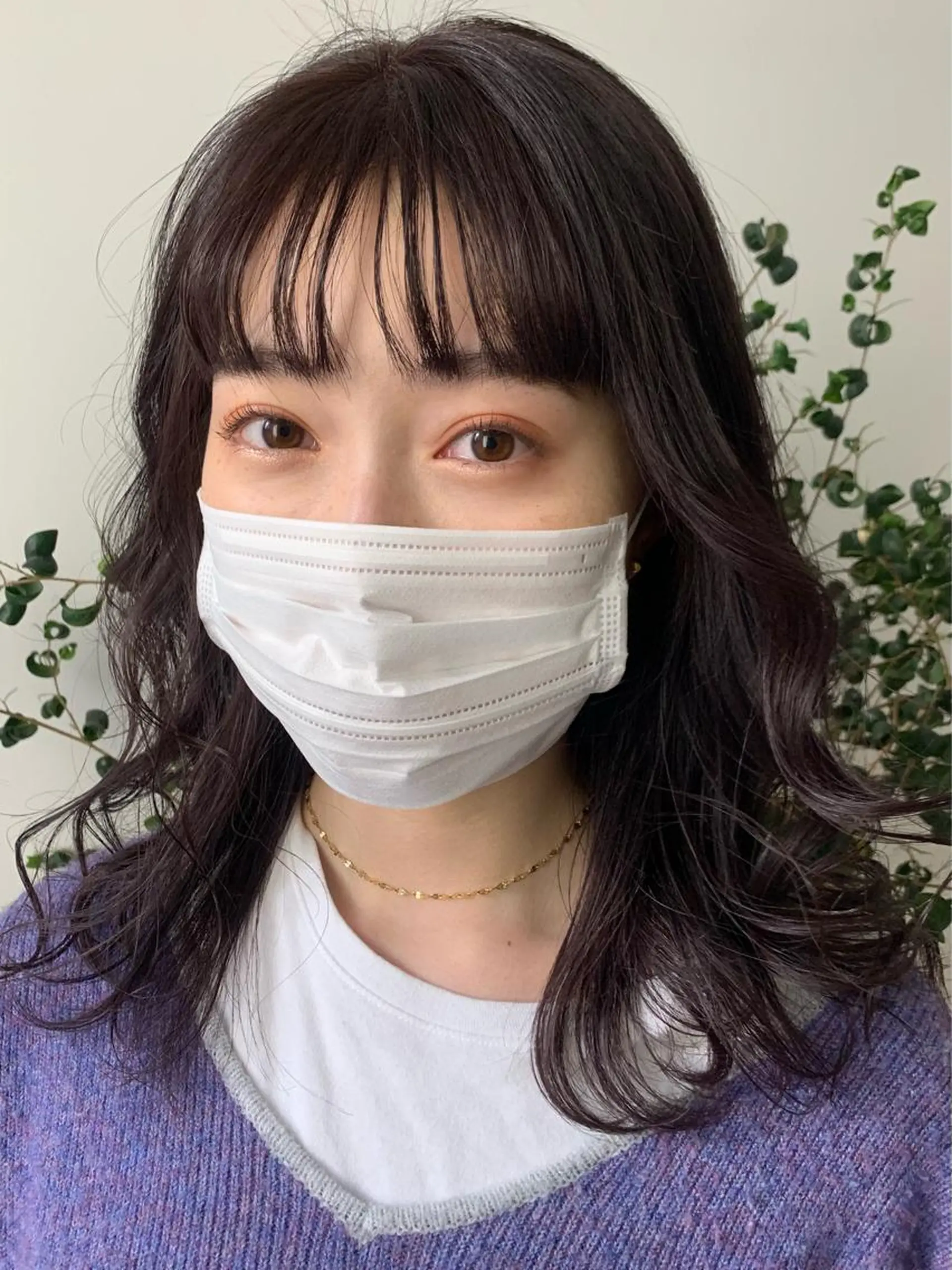 セミロング カラー ヘアカラー 【淡色color/ nail】maikoのネイルデザイン