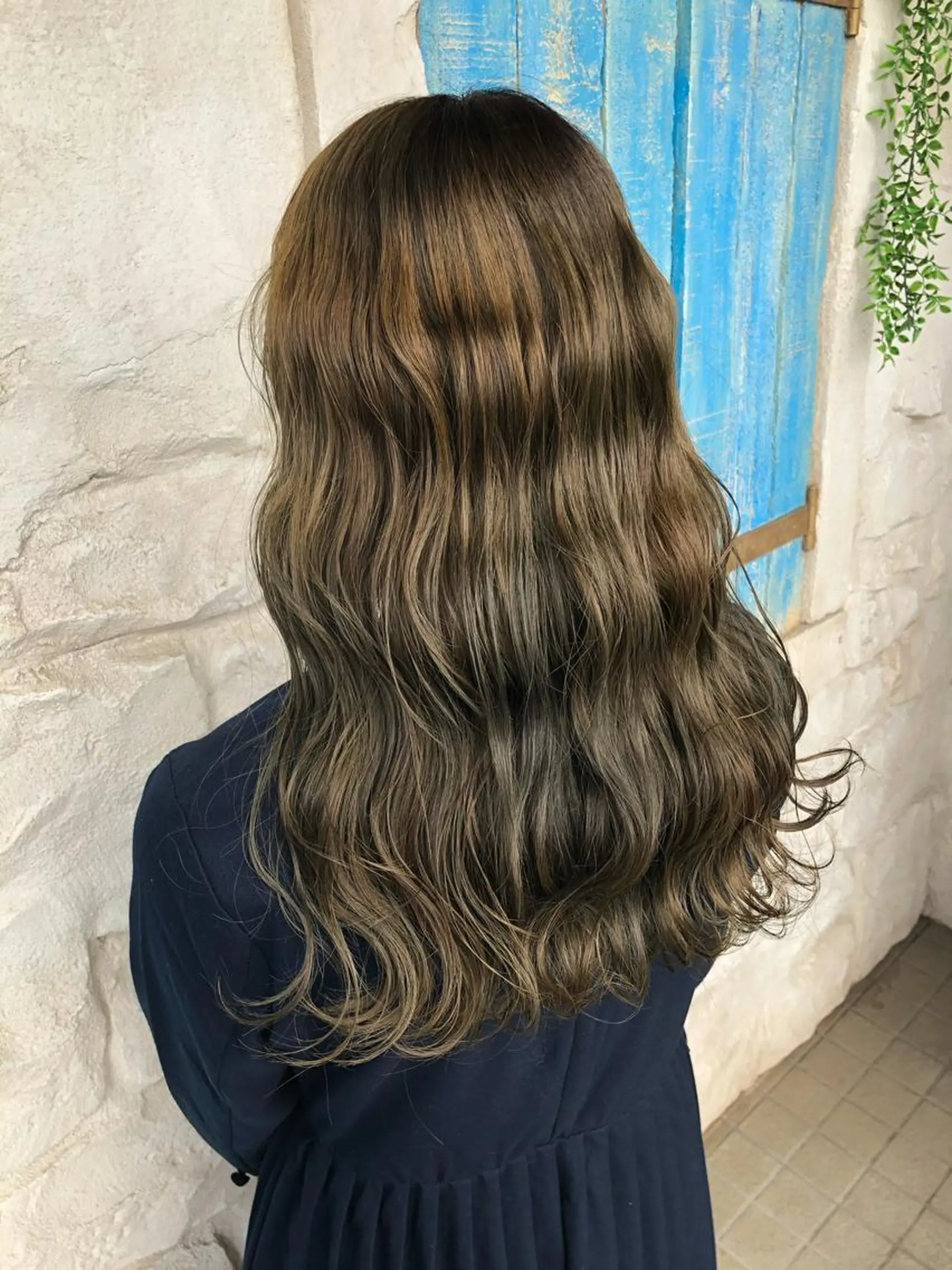 ロング カラー 佐久間 広祐のヘアスタイル