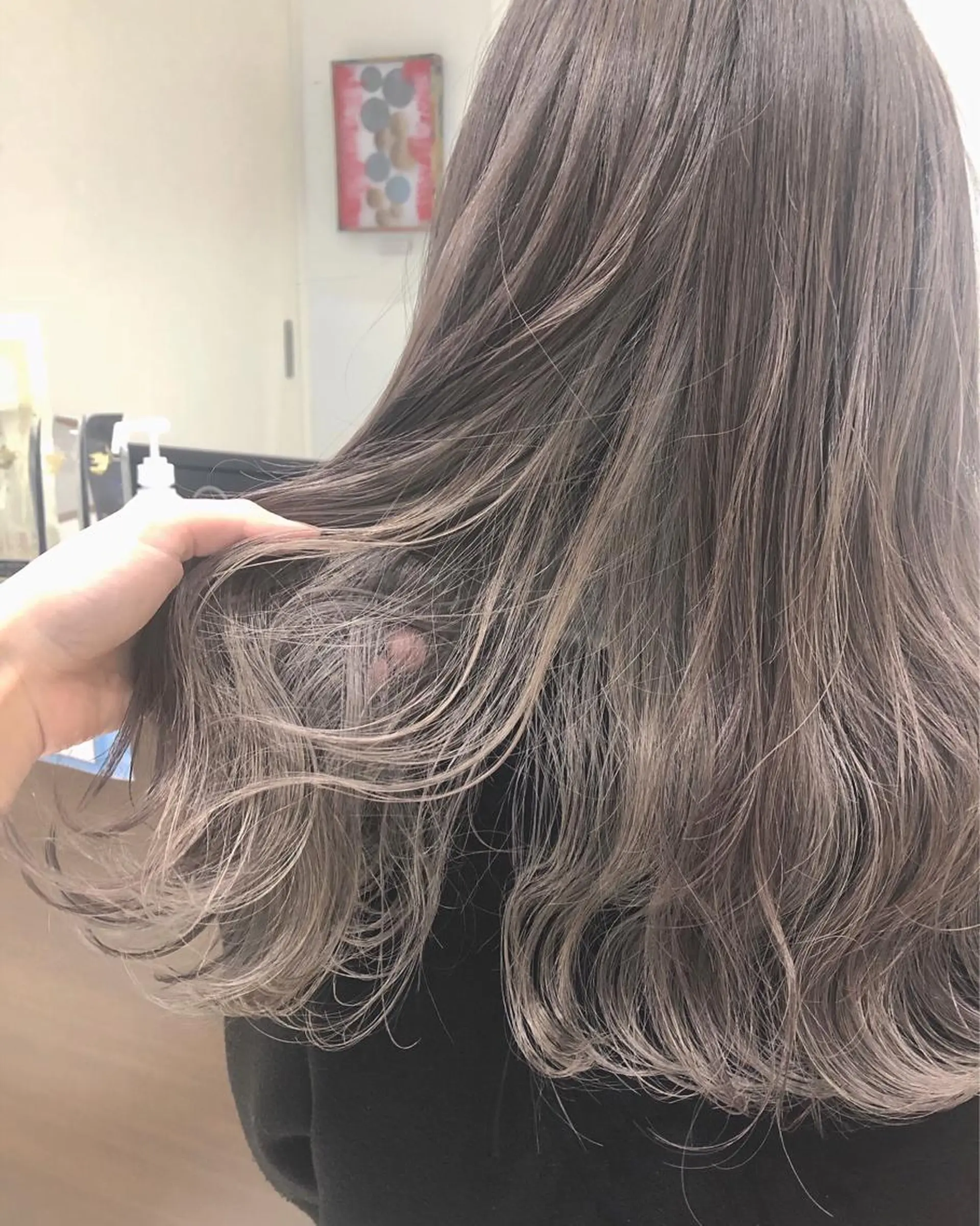 ロング ヘアカラー sano sayakaのヘアスタイル
