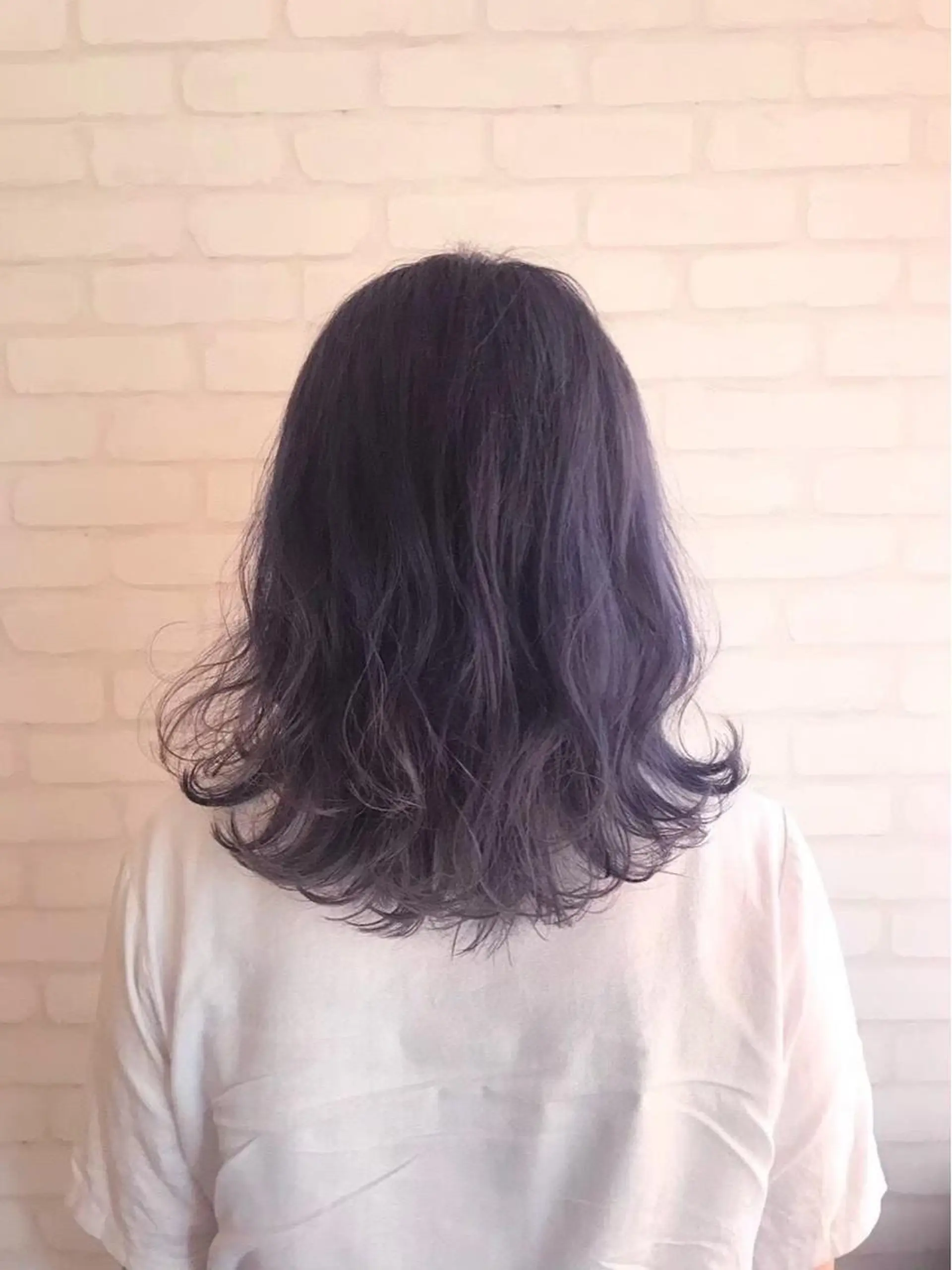 セミロング カラー 🌟秋葉原🌟 松永勝之のヘアスタイル