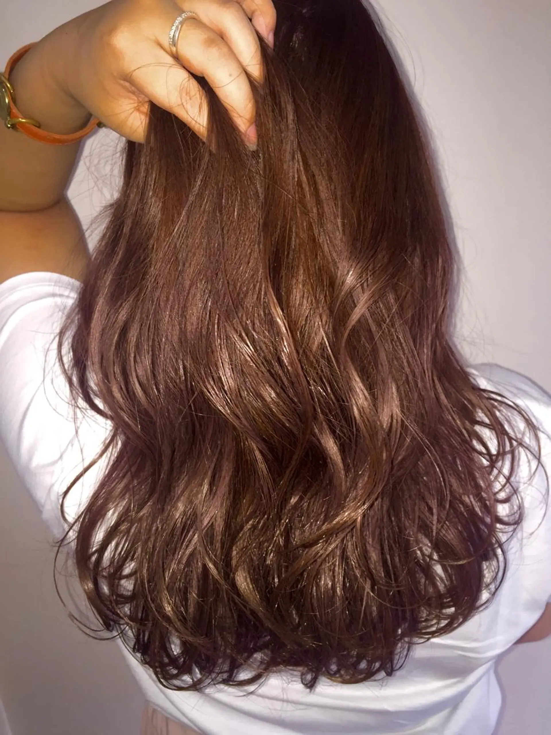 ミディアム セミロング ロング カラー パーマ アッシュ ピンクカラー ピンクアッシュ Heart's所属・若杉 諒のヘアスタイル