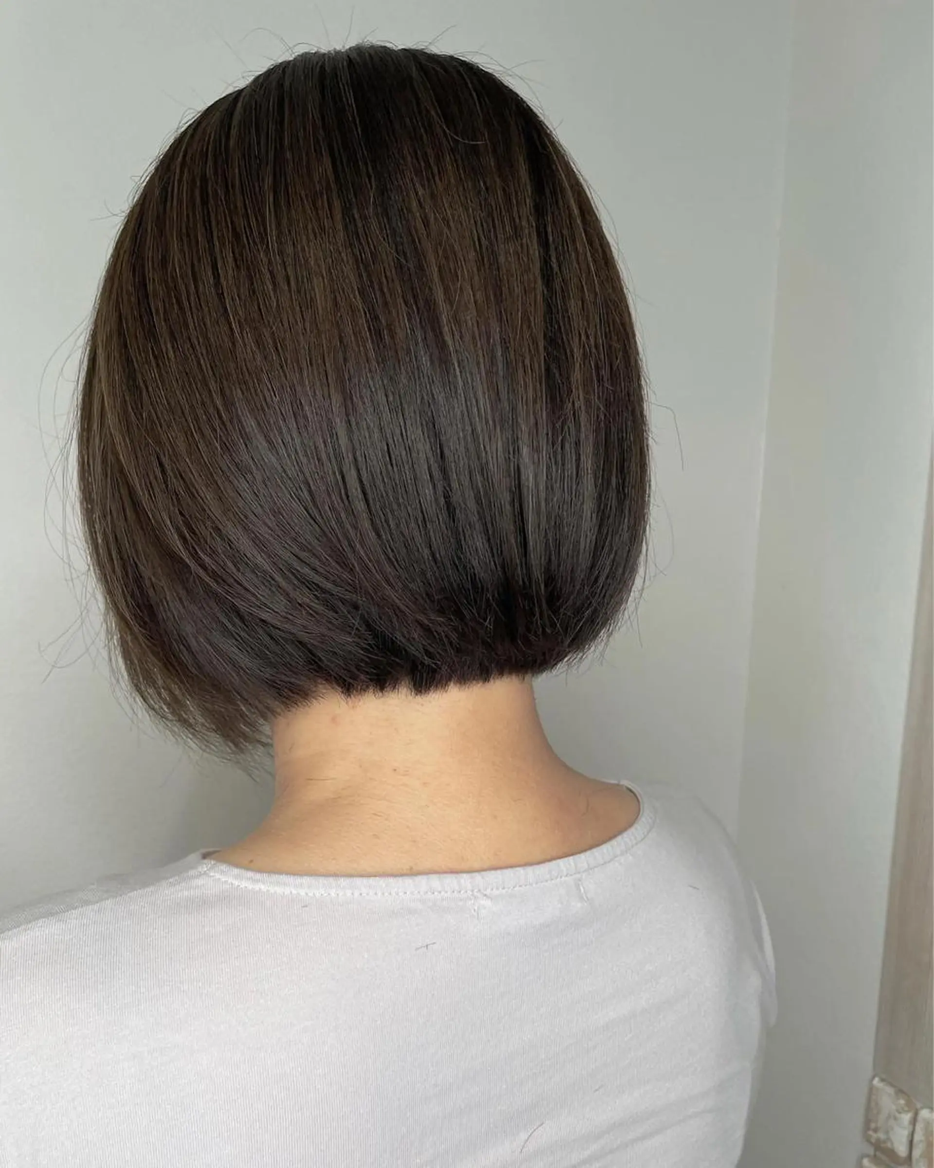 ショート カラー アッシュ ブラウンカラー 透明感カラー ナチュラルブラウン ボブ カット ヘアカラー トリートメント 河合秀明/ハイライト /インナーカラーのヘアスタイル