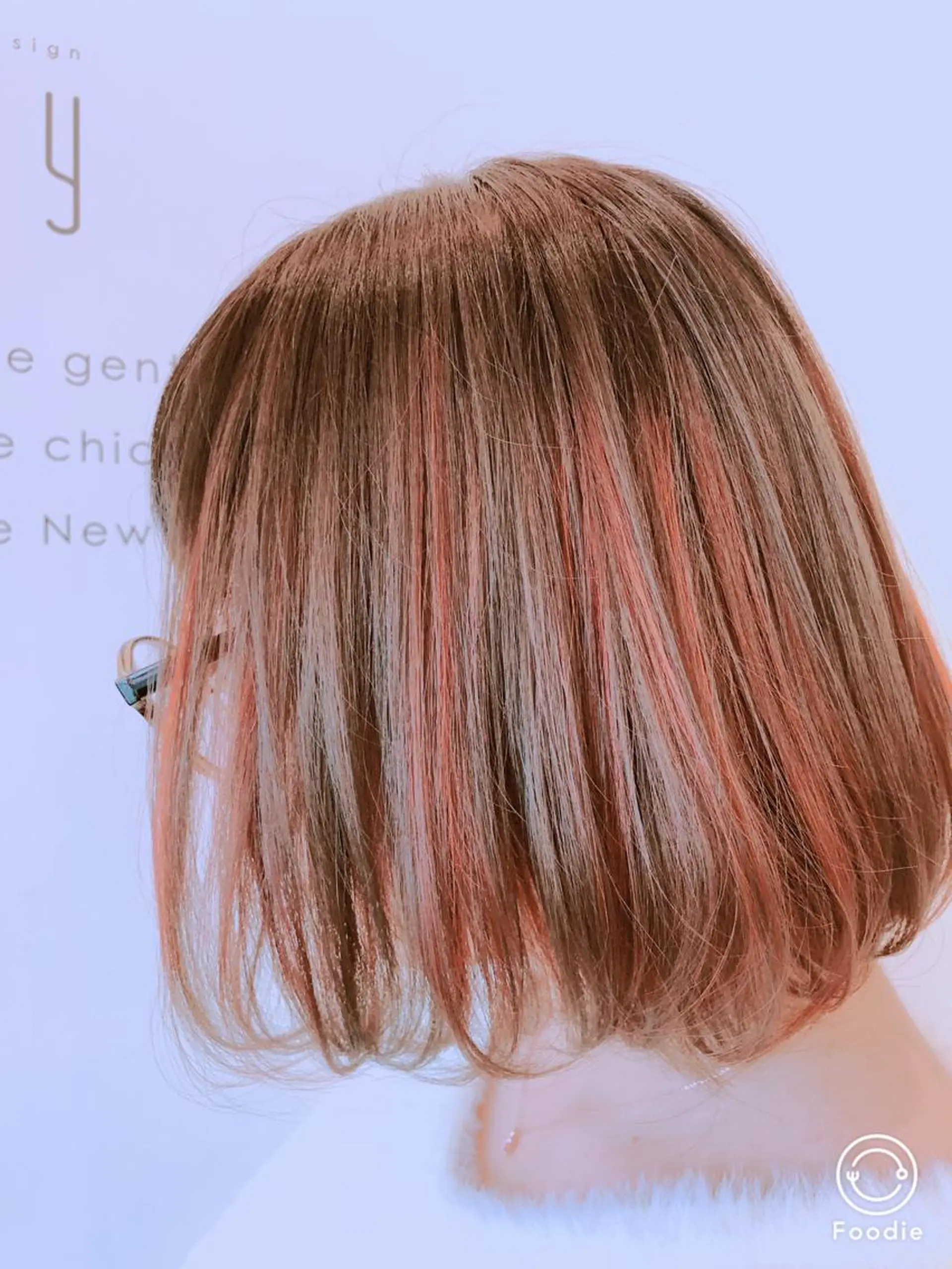 ショート カラー ブリーチ グレージュ ハイトーンカラー ハイトーングレージュ ピンクカラー ヘアカラー トリートメント wavi hair所属・後藤 ユウキ/髪質改善🫧のヘアスタイル