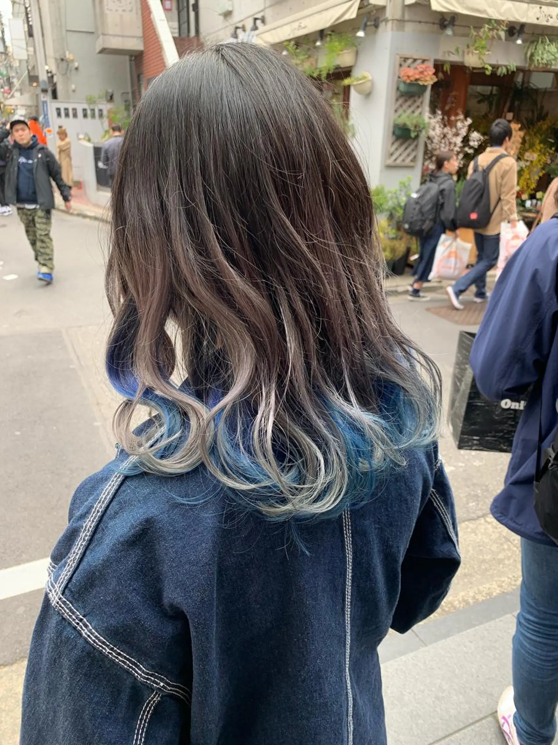 ミディアム カラー ピンクベージュ/新潟 万代/高橋桃葉🍑のヘアスタイル