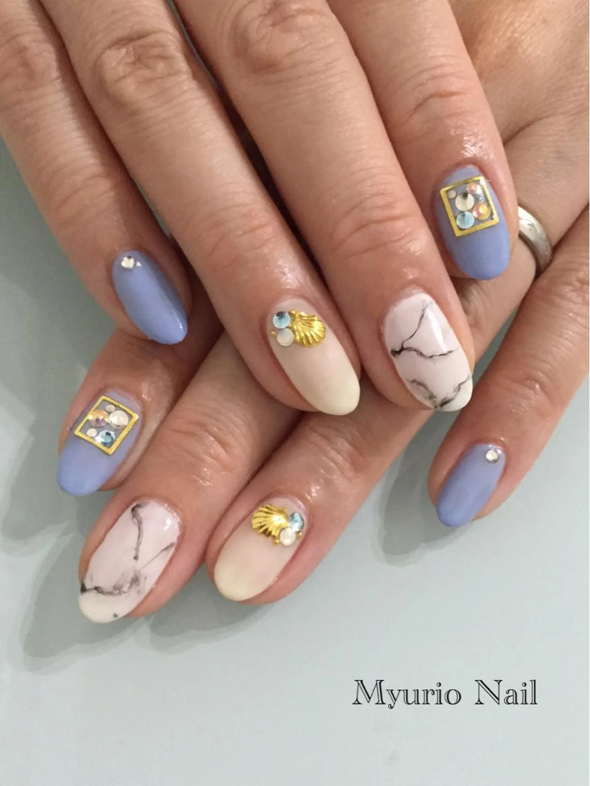 ネイル nail & eyelash Sympa 新横浜所属・𝓢𝔂𝓶𝓹𝓪 𝓜iwako🐰ᩚのネイルデザイン