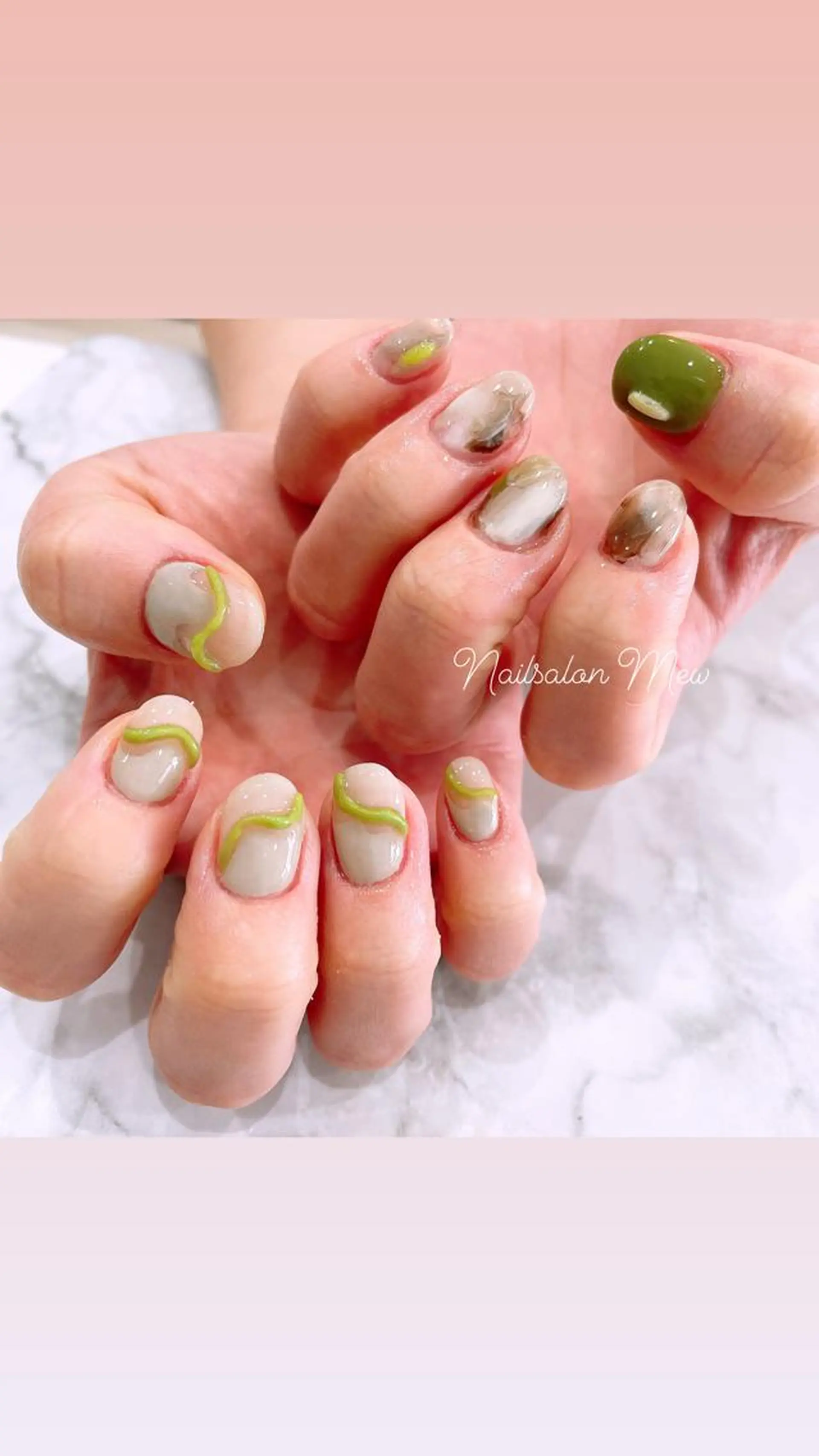 ネイル ハンドネイル Nailsalon Mew所属・Nailsalon Mew❤︎のネイルデザイン