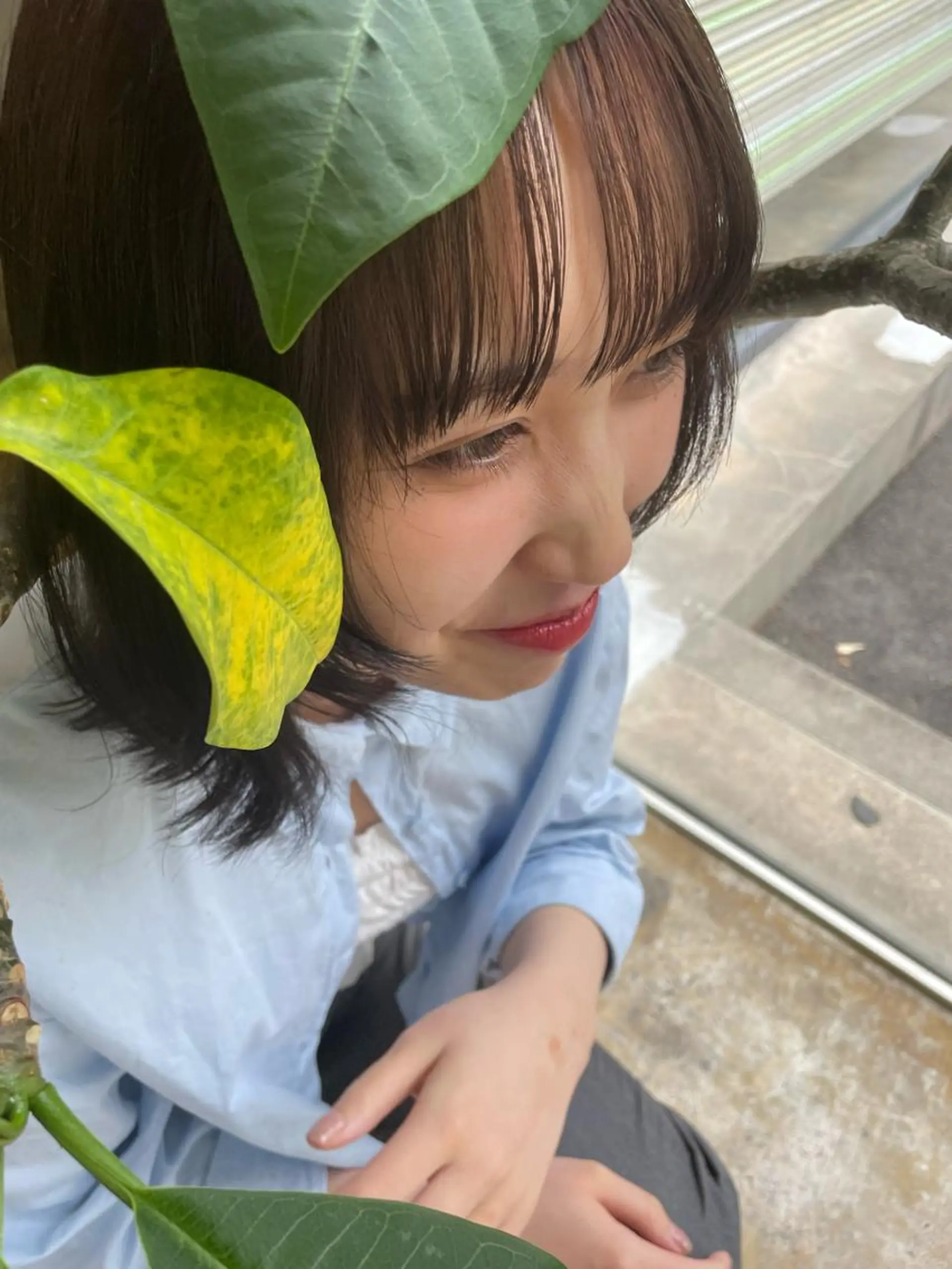 ミディアム ラベンダーブラウン 北村 未来のヘアスタイル